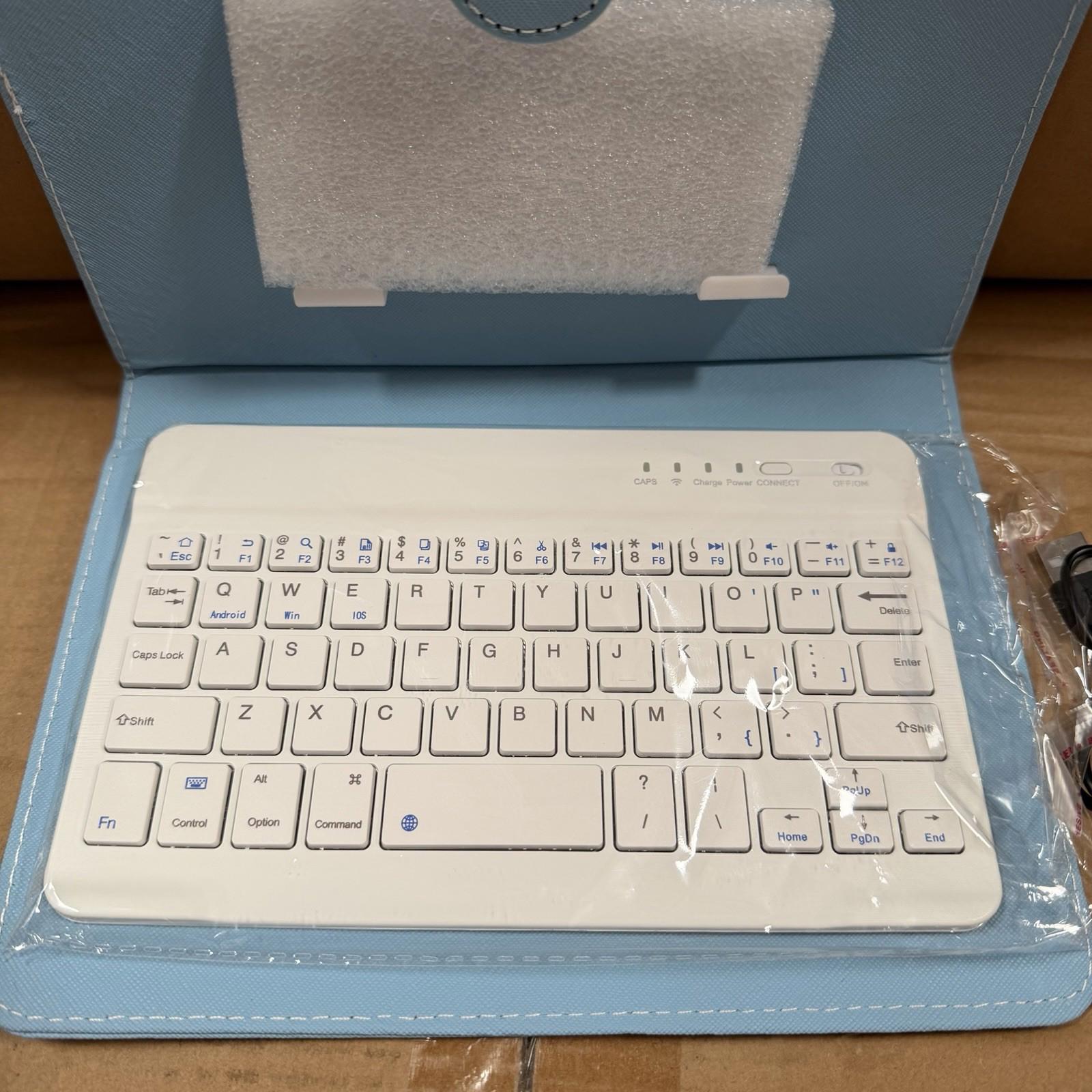 Universal USB Keyboard Folio Leather Case Stand Cover For 7/8/9 Inches Tablet