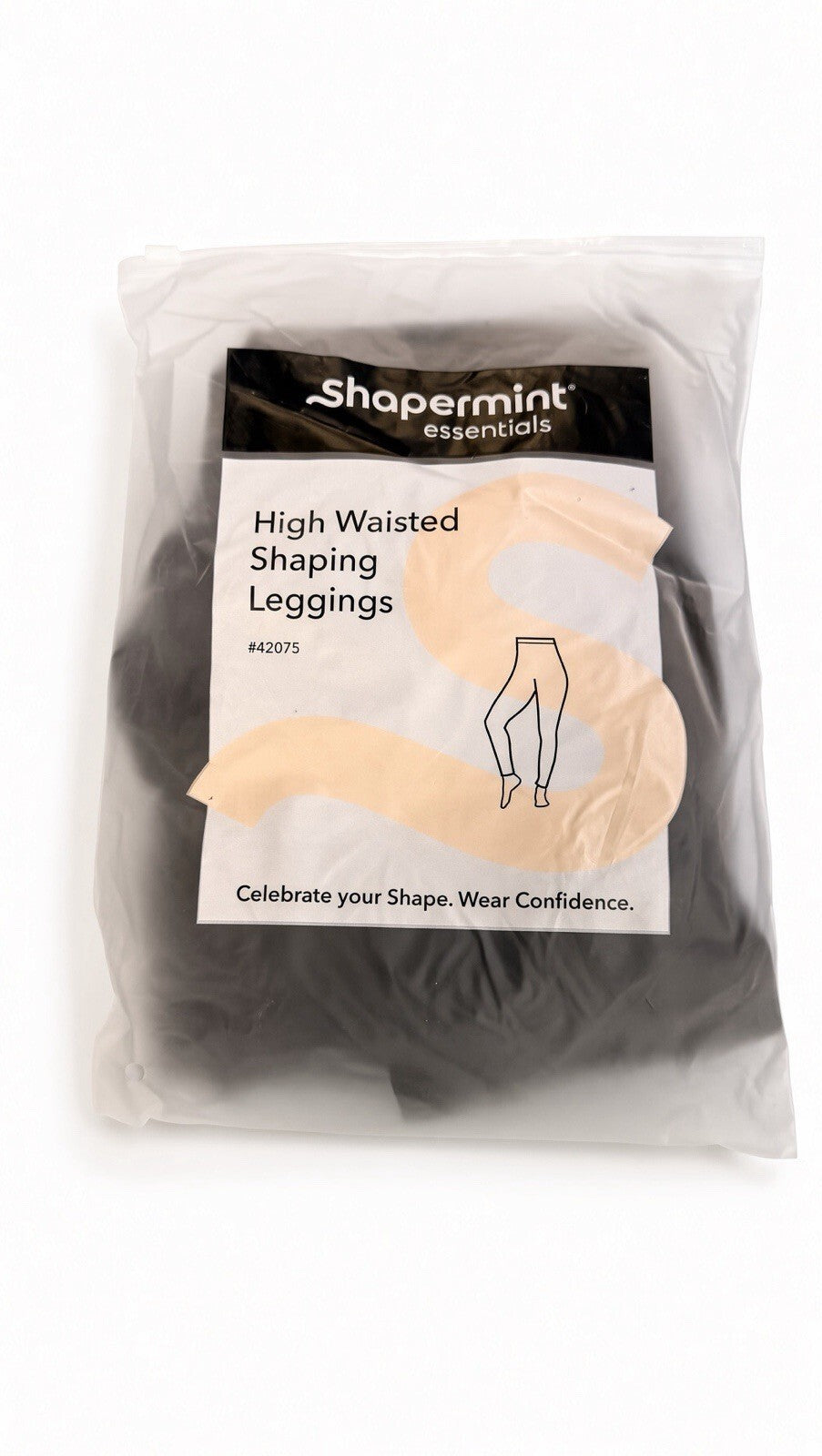 Shapermint Essentials High Waisted Shaping Leggings Black Size M Tummy Control