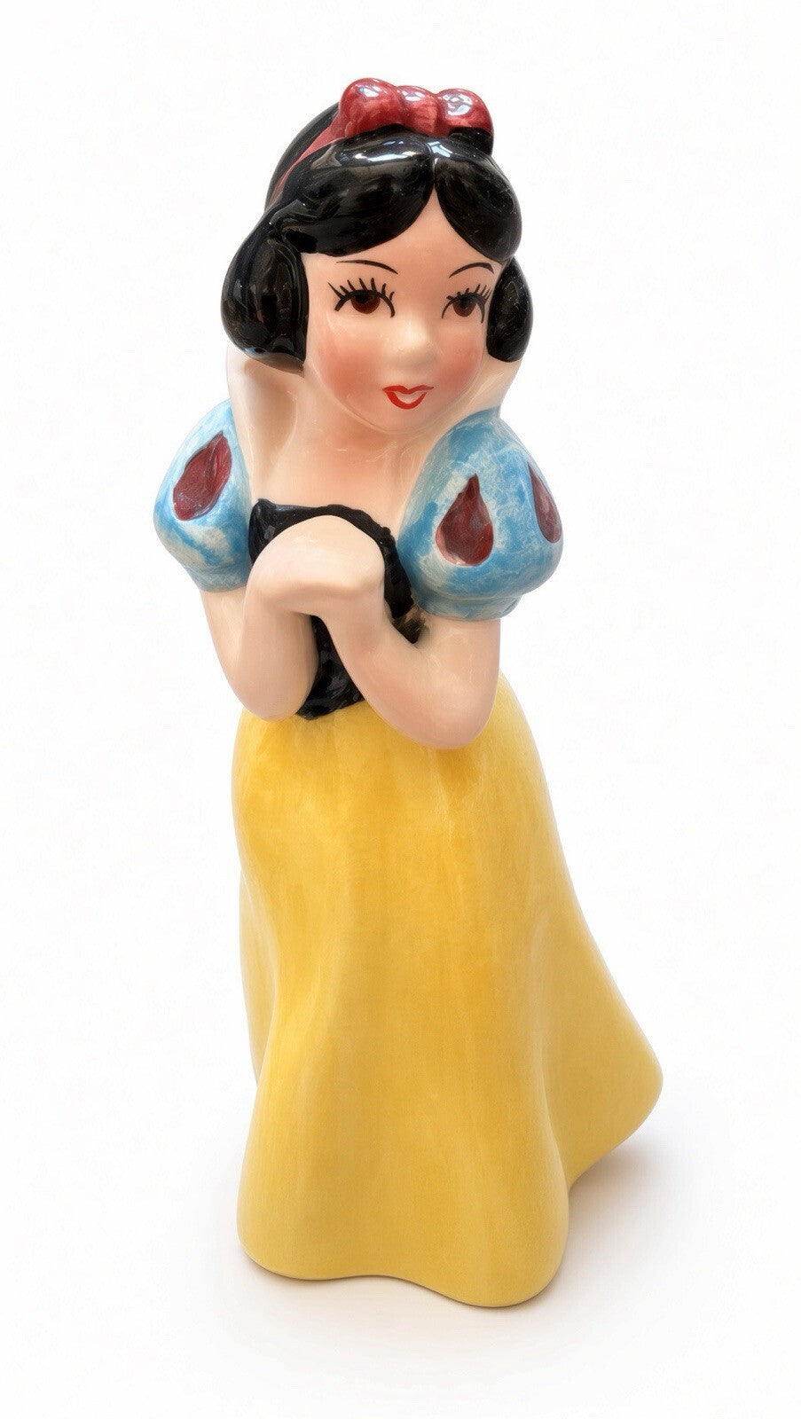 Vintage Disney Snow White & Seven Dwarfs Ceramic Figurines Set Japan 8 Pc
