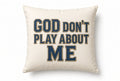 God Dont Play About Me DTF Transfer 4 Pack 10 Inch Bling Denim Faith Ready