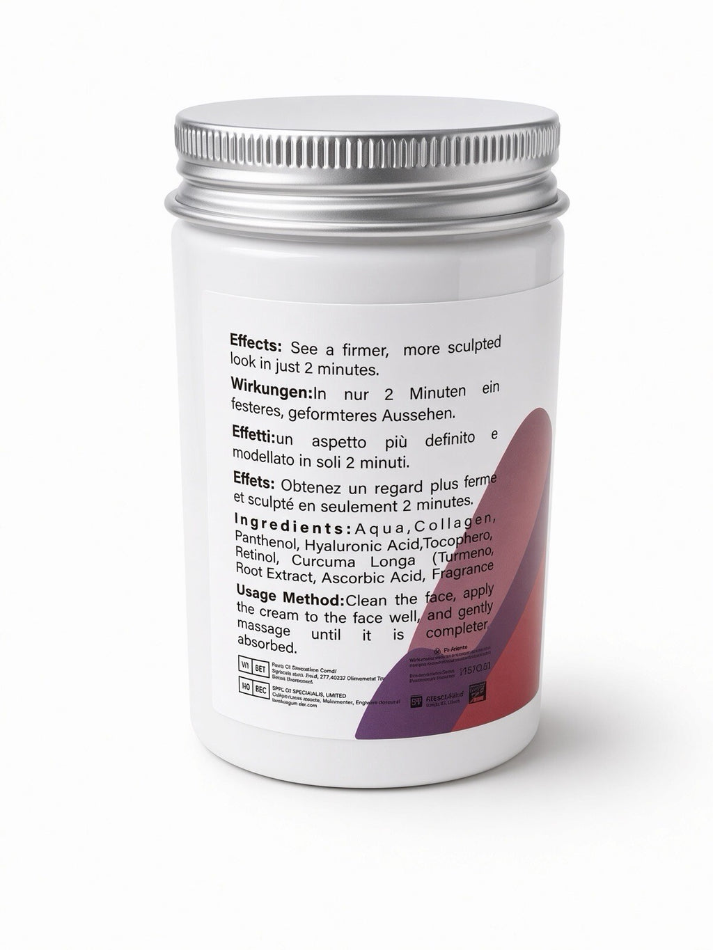 Yanyutong 2 Minute Face Lift Day & Night Cream Retinol Hyaluronic Collagen 120g