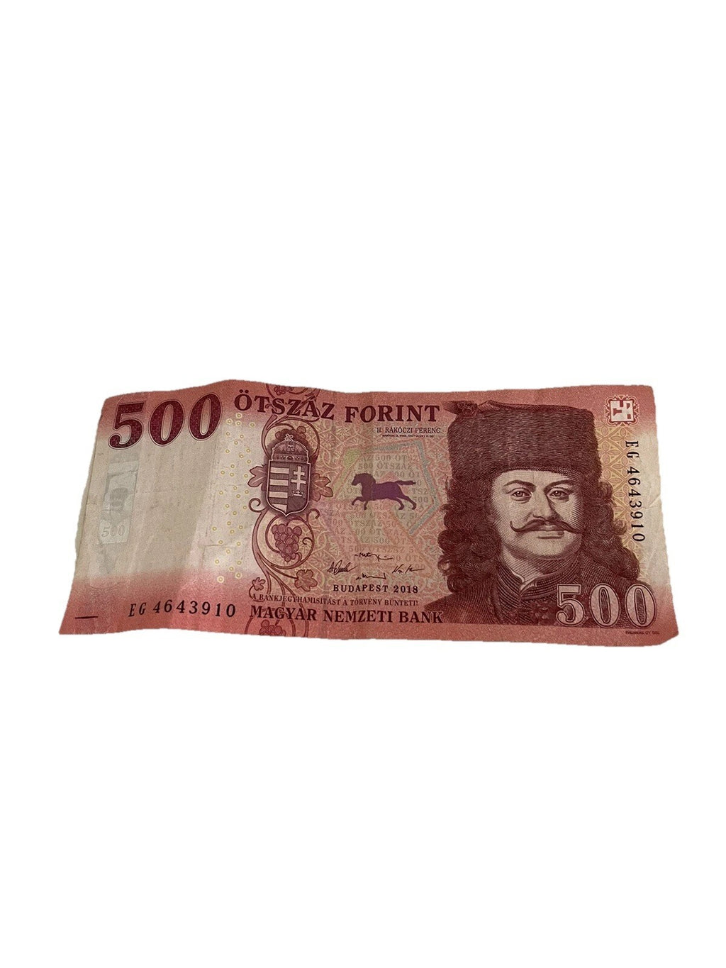 UNC Hungarian Banknote 500 HUF Forint 500Ft Hungary 2018 Uncirculated