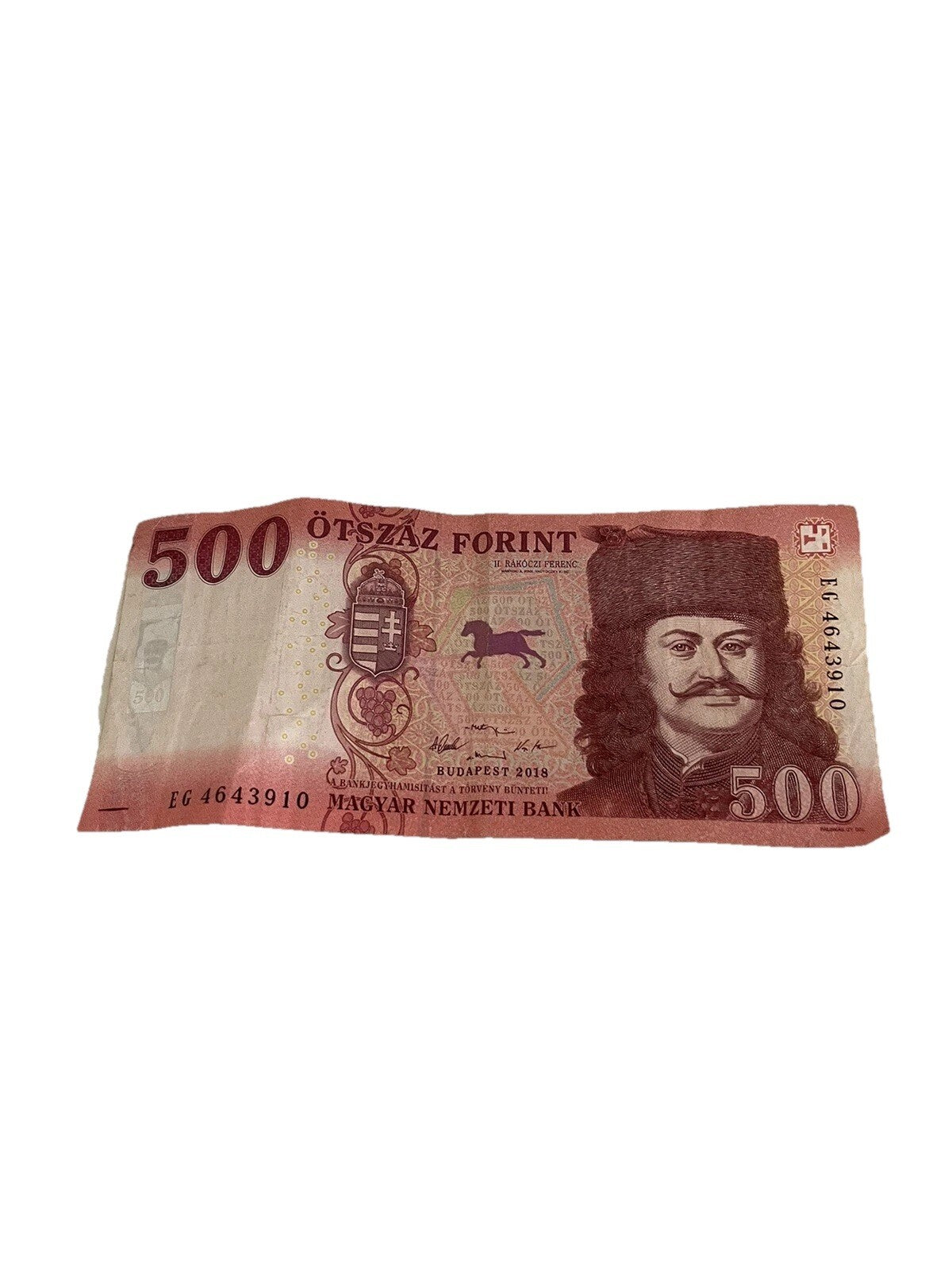 UNC Hungarian Banknote 500 HUF Forint 500Ft Hungary 2018 Uncirculated