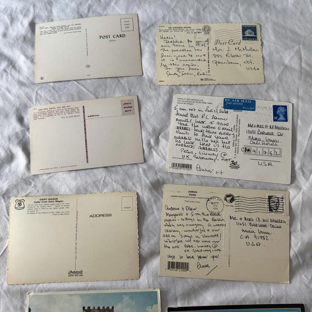 Vintage Postcards Collection - US Travel, Europe Castles, Lakes & Nature