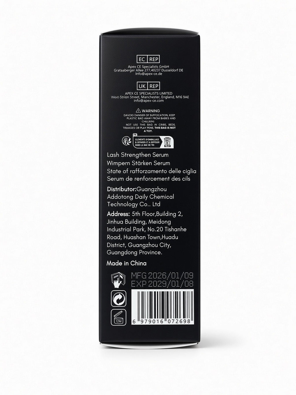 Alles Forest Eyelash Strengthen Serum 30ml Eyebrow Lash Hairline Nourishing Oil