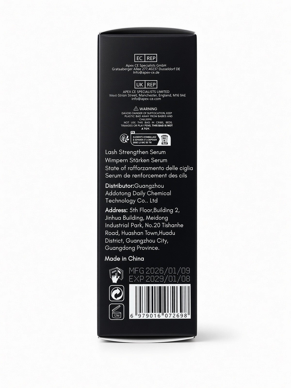 Alles Forest Eyelash Strengthen Serum 30ml Eyebrow Lash Hairline Nourishing Oil