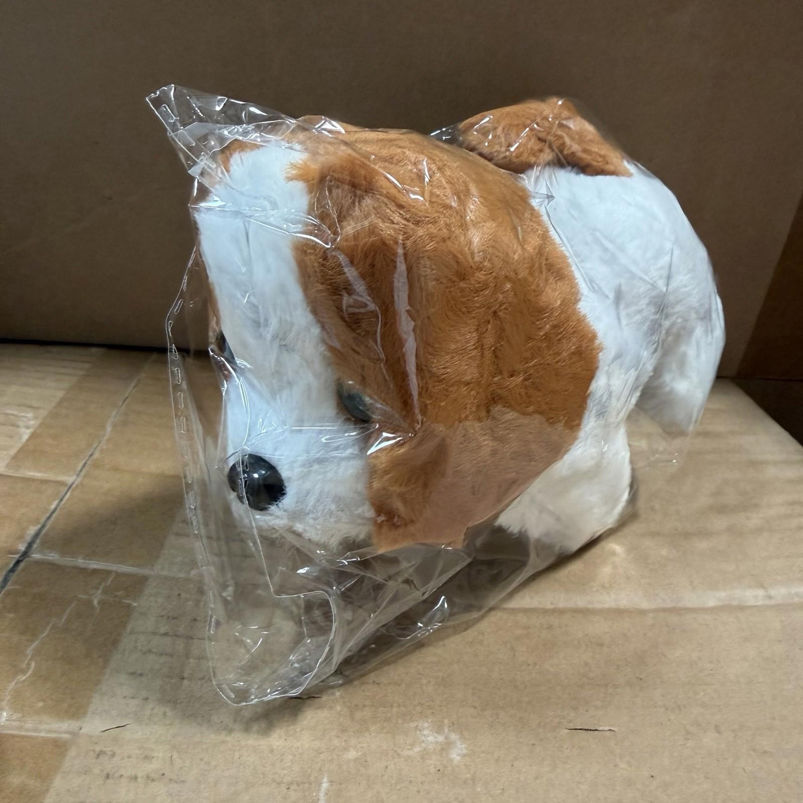 Cute 5” interactive mini beagle plush puppy! Walks, barks & makes sounds