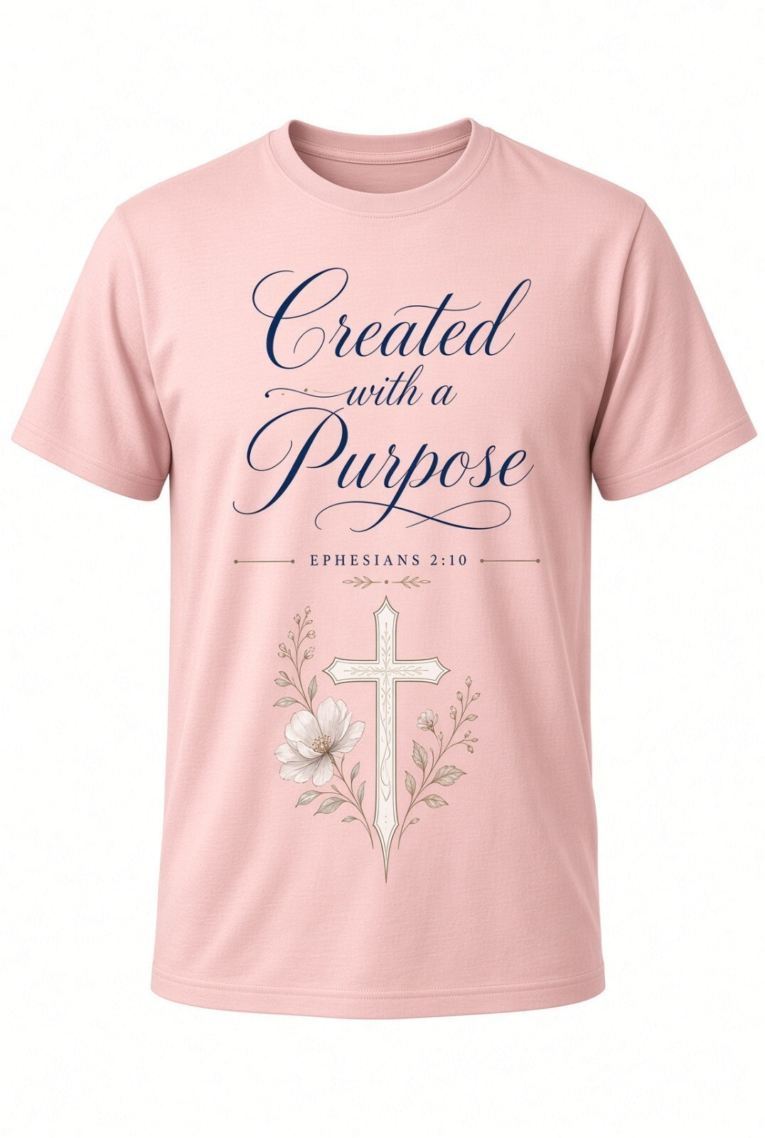 4pcs 10in Created with a Purpose Ephesians 2:10 DTF Transfer