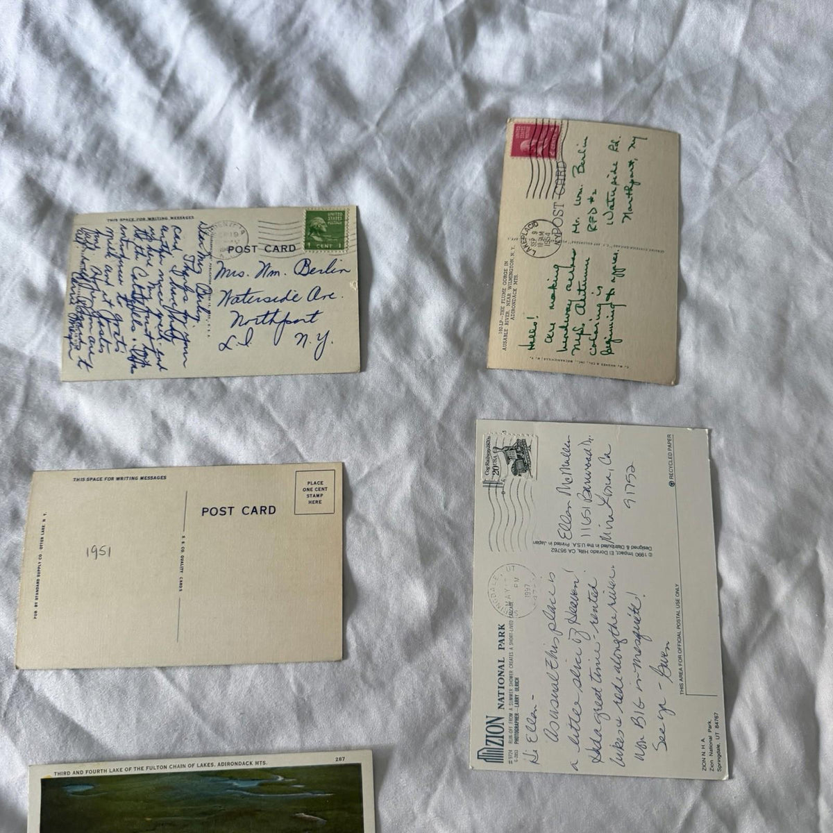 Vintage Postcards Lot - San Francisco, Zion, Redwoods, Castles & Beaches