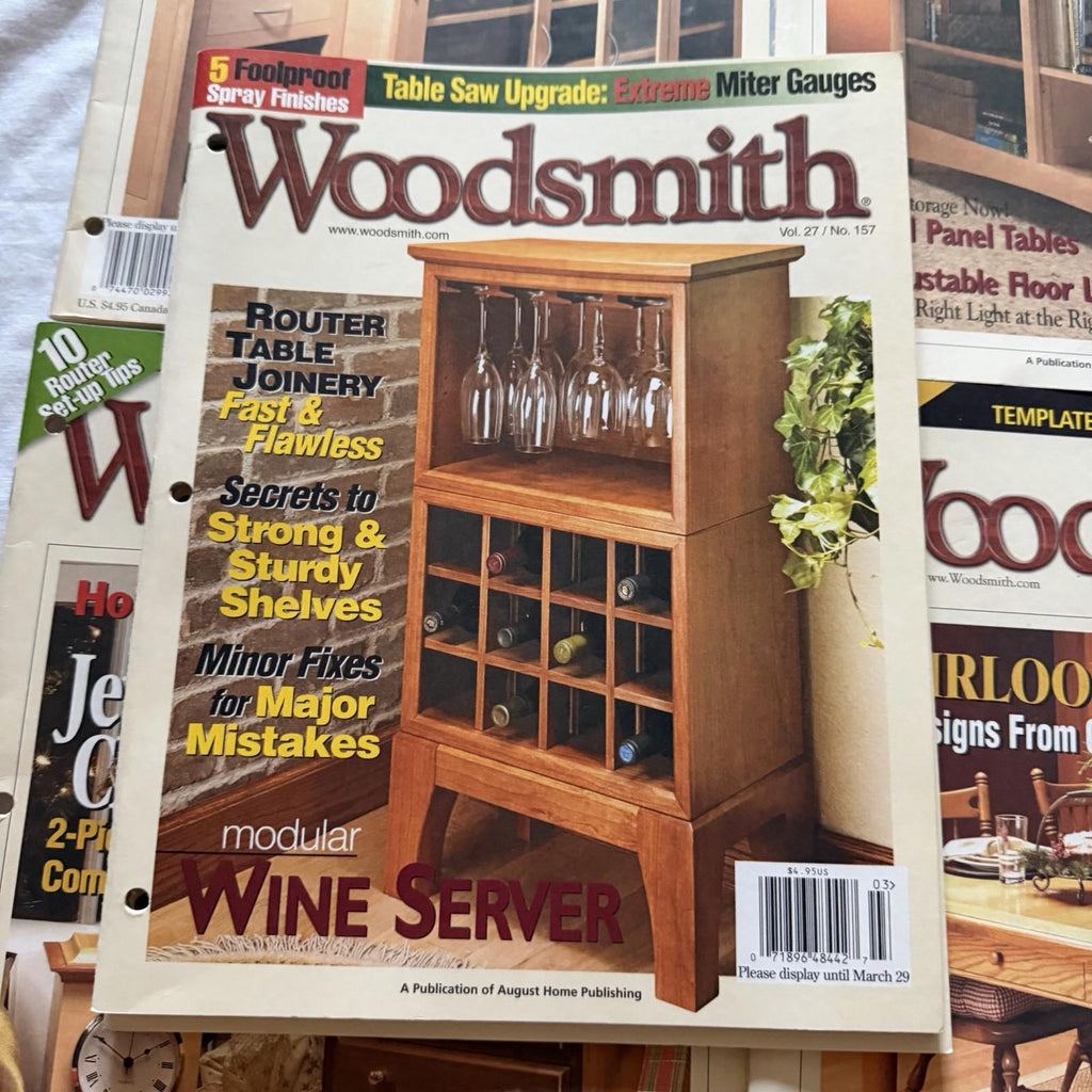 Woodsmith Magazines Vol 23–27 (Issues 136,140,144,150,154,157) – Vintage