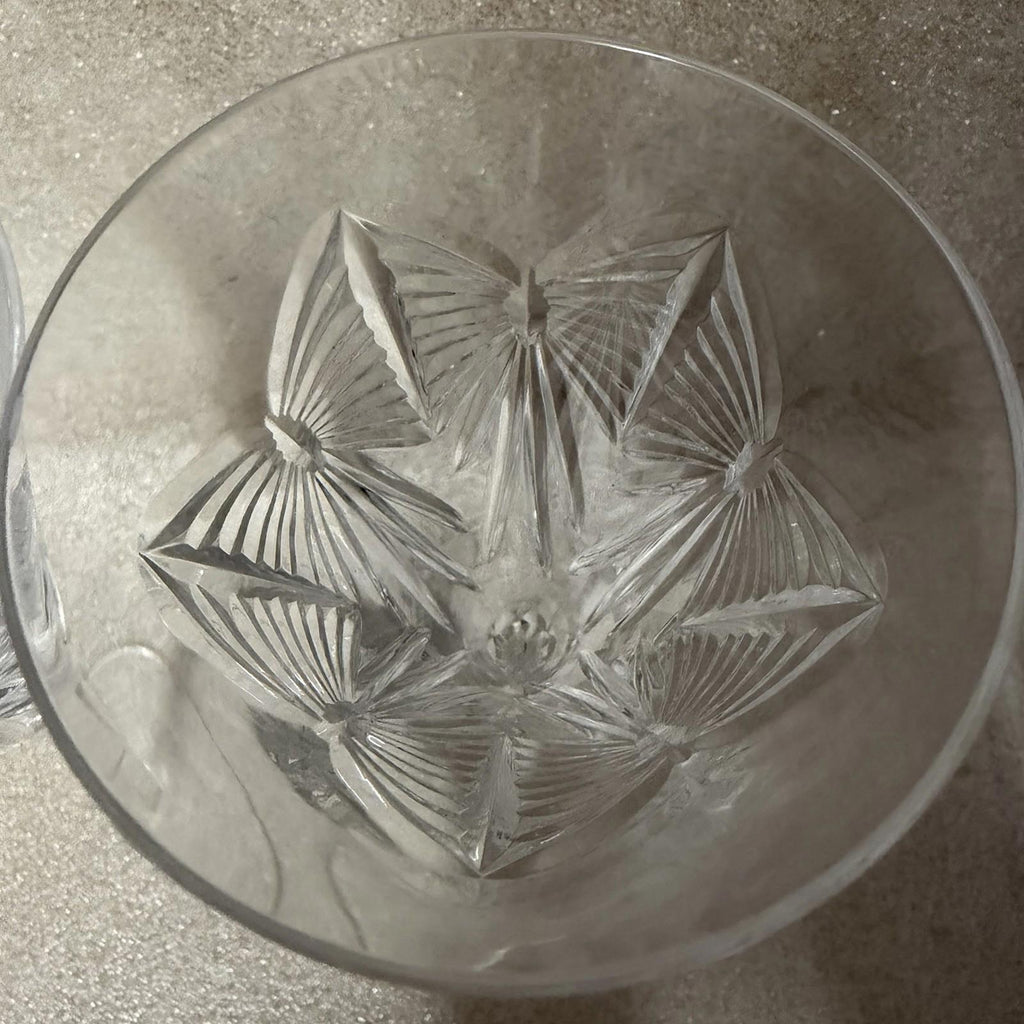 Pair of Waterford Crystal Millennium “Happiness” Champagne Toasting Flute 9 1/4”