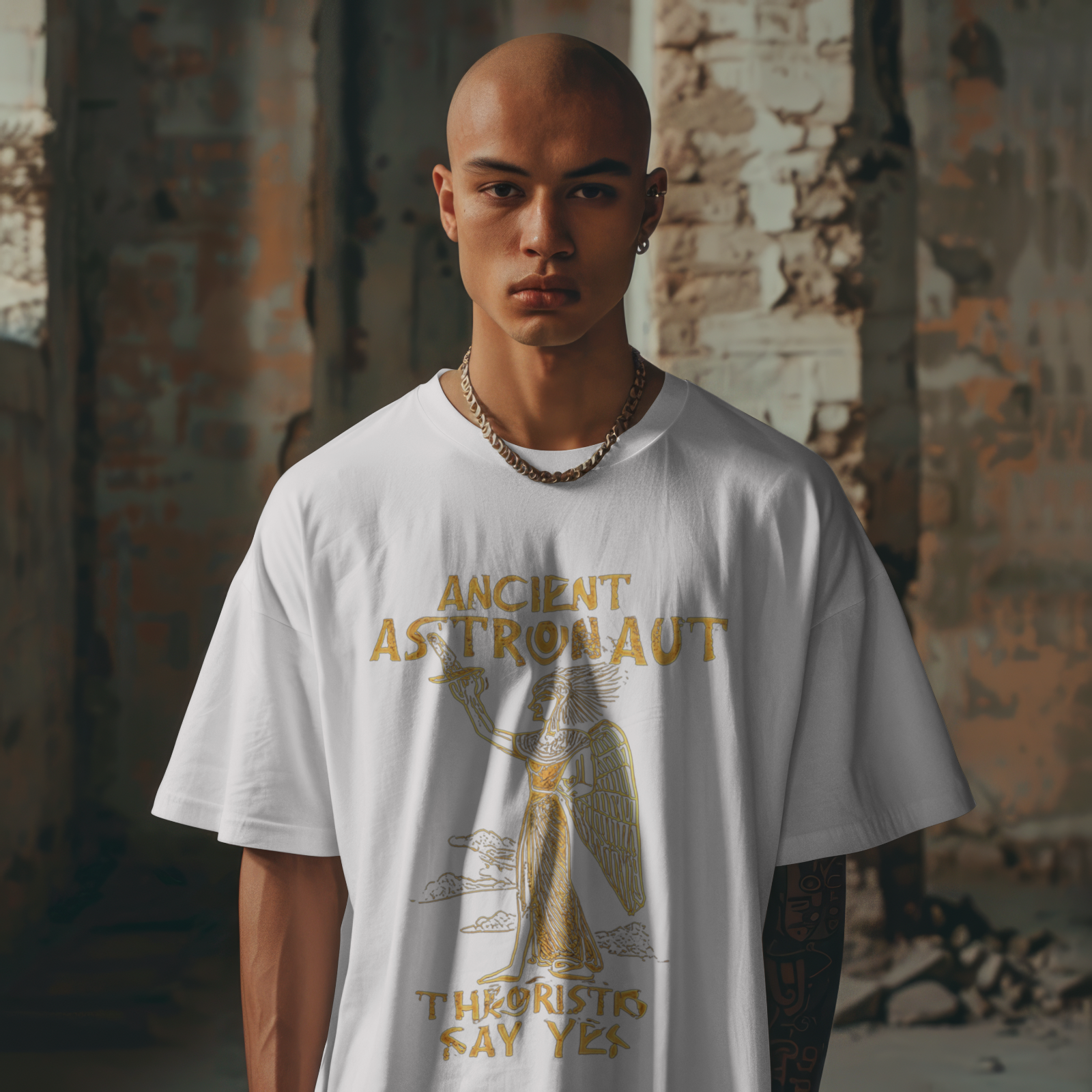 Ancient Astronaut Thorists Say Yes T-Shirt | Egyptian Alien Myth Tee