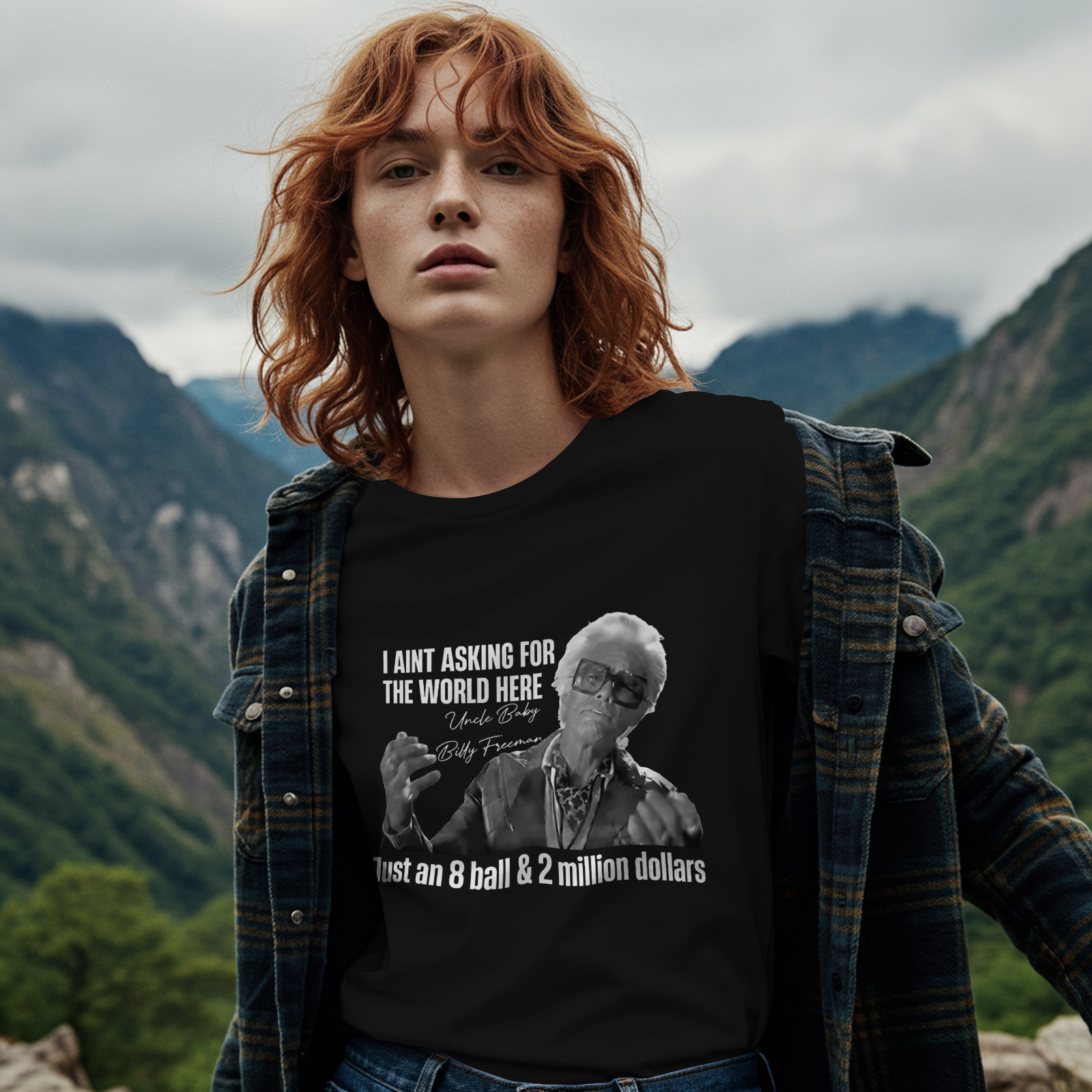 Just an 8 Ball & 2 Million Dollars Funny Meme T-Shirt