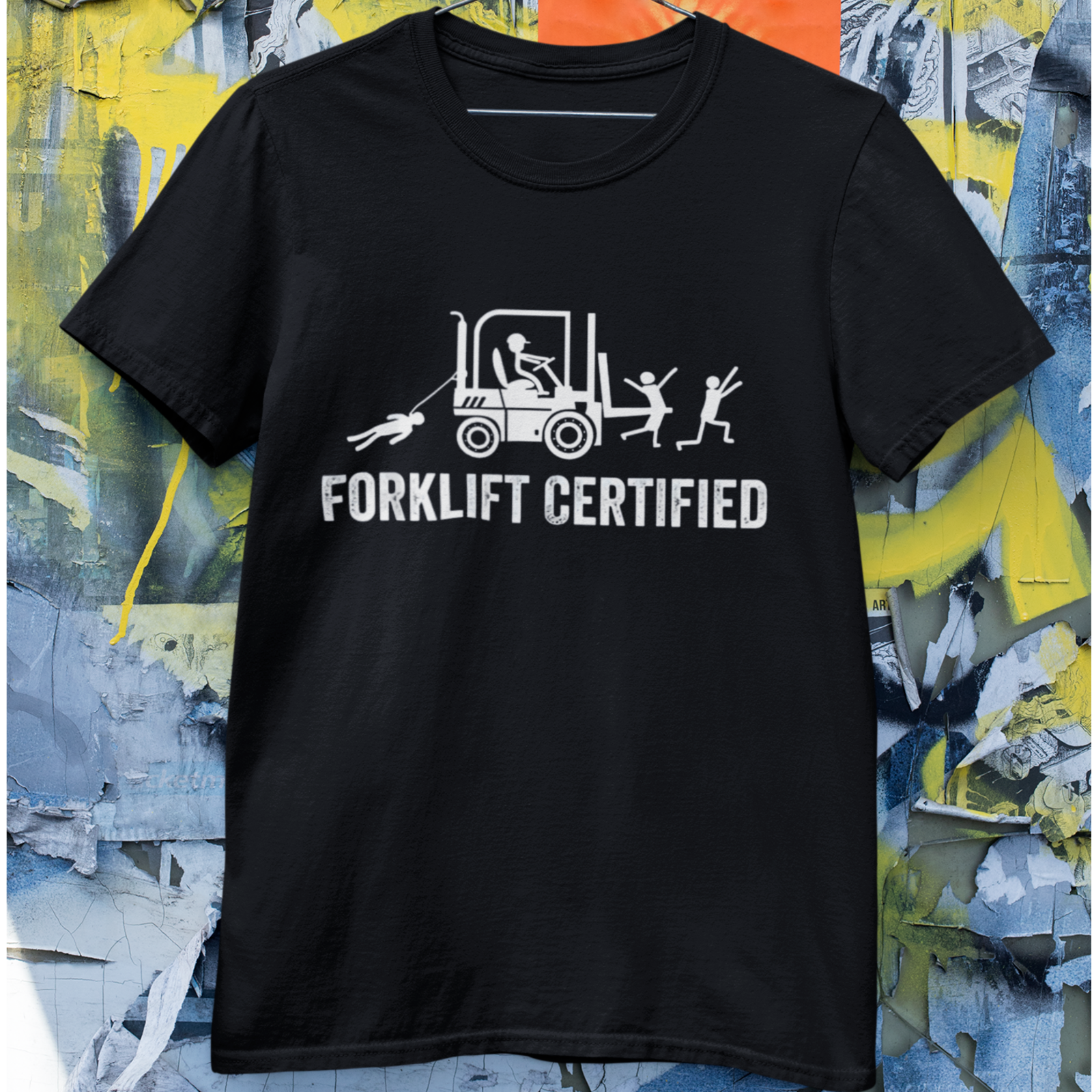 Forklift Certified Funny T Shirt Unisex Warehouse Operator Humor Tee