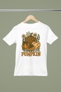 Hello Pumpkin Leopard Print Fall T-Shirt Women’s Autumn Graphic Tee Retro A113