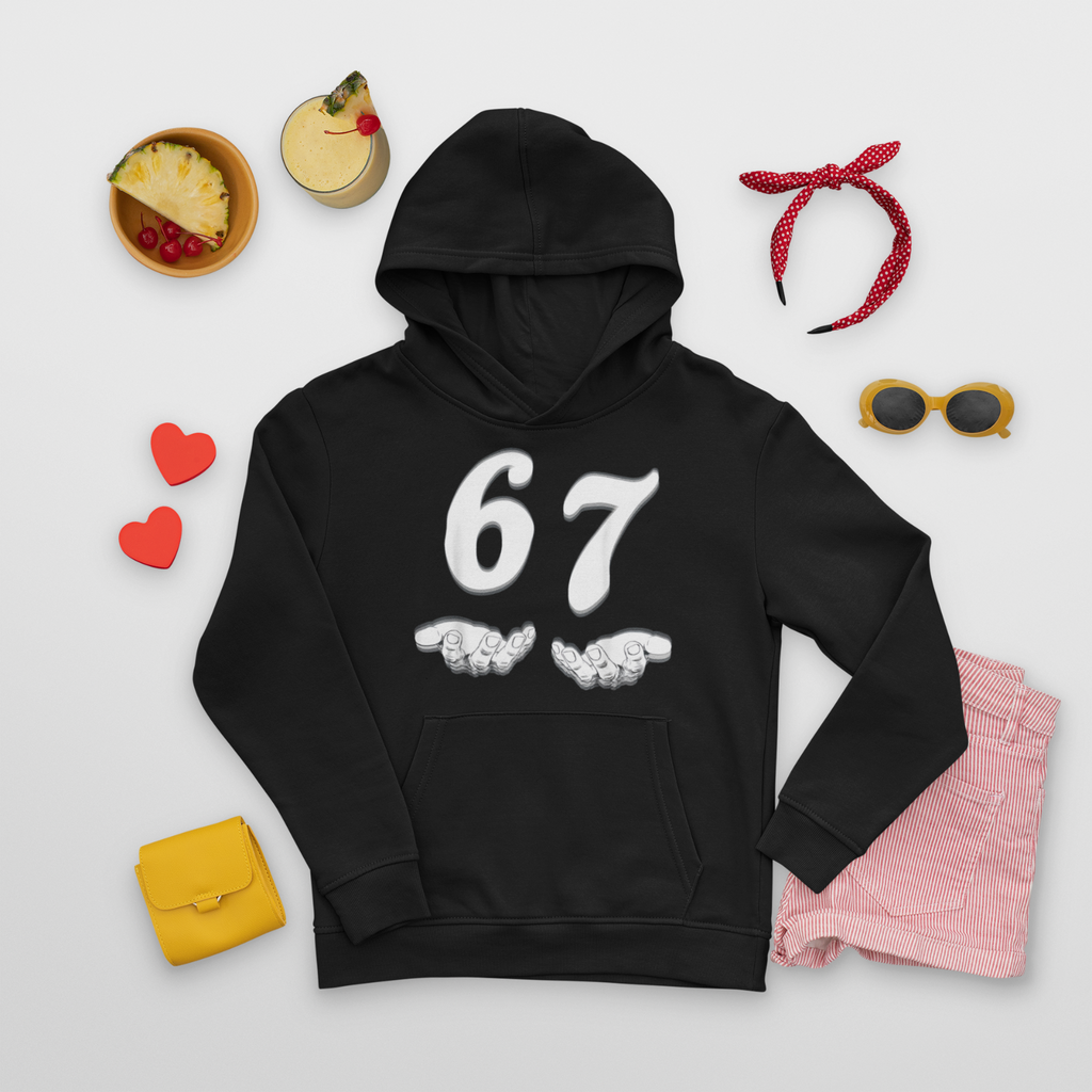 67 Angel Wings Meme Shirt Minimalist Funny Number Graphic T-Shirt