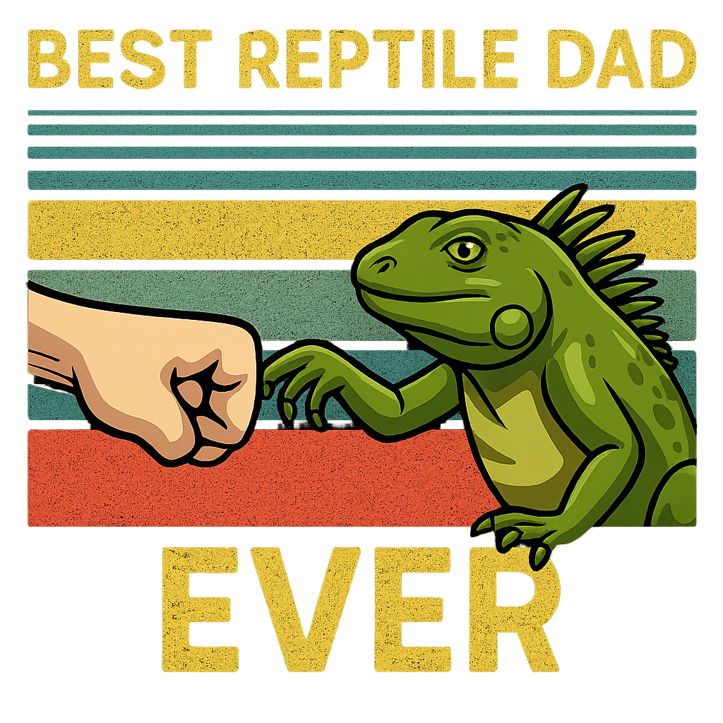 Best Reptile Dad Ever Shirt Iguana Lover Gift Lizard Pet Owner Tee