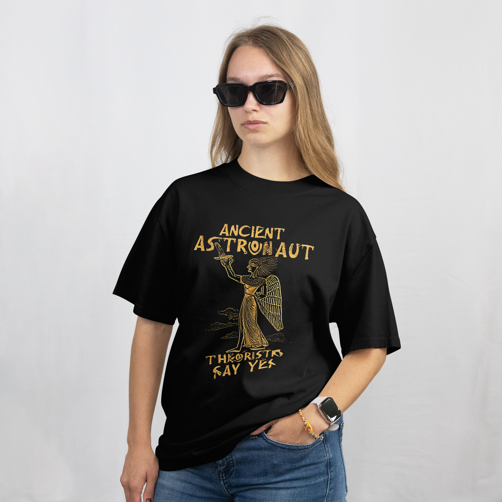 Ancient Astronaut Thorists Say Yes T-Shirt | Egyptian Alien Myth Tee