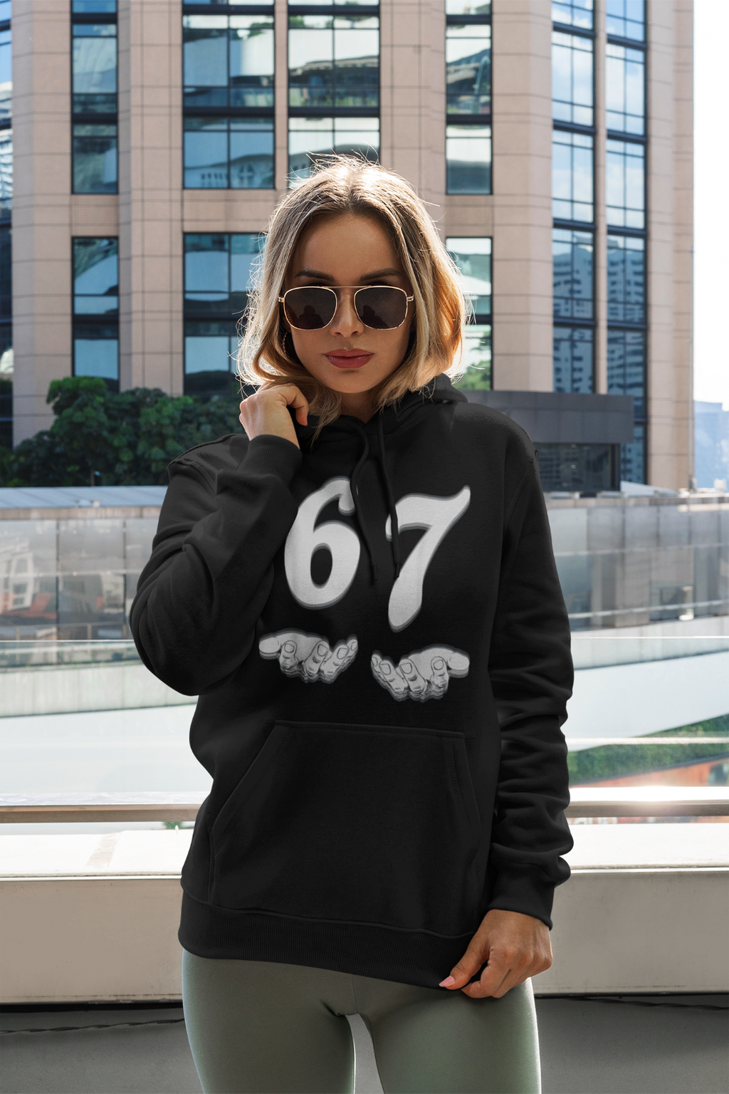 67 Angel Wings Meme Shirt Minimalist Funny Number Graphic T-Shirt