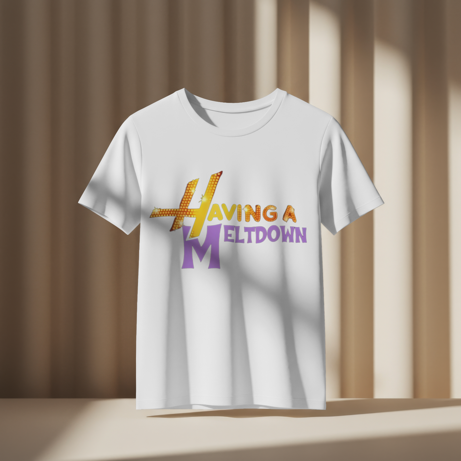 Having a Meltdown Funny Humor Statement Graphic T-Shirt