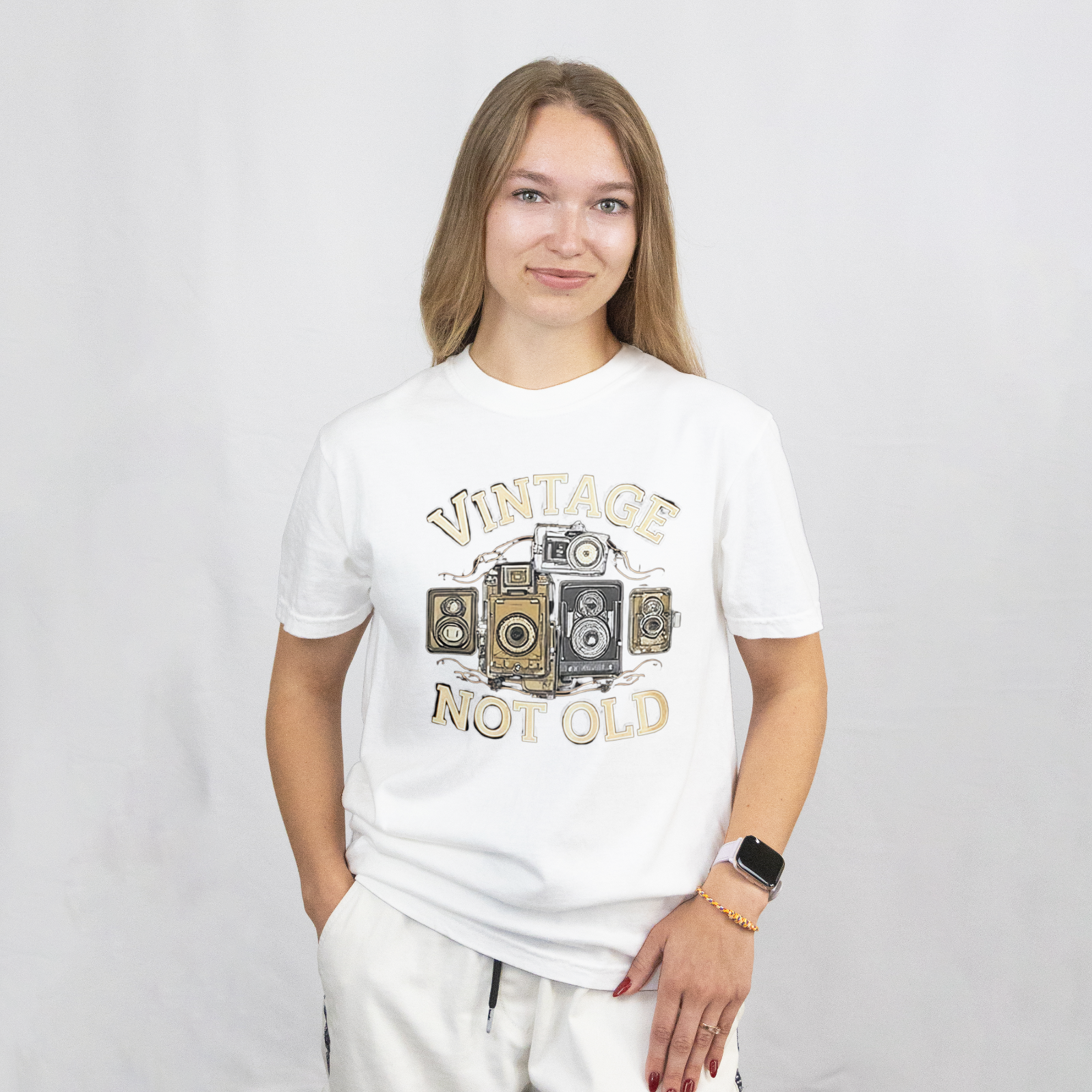 Vintage Not Old Shirt Retro Camera Photography Lover Tee