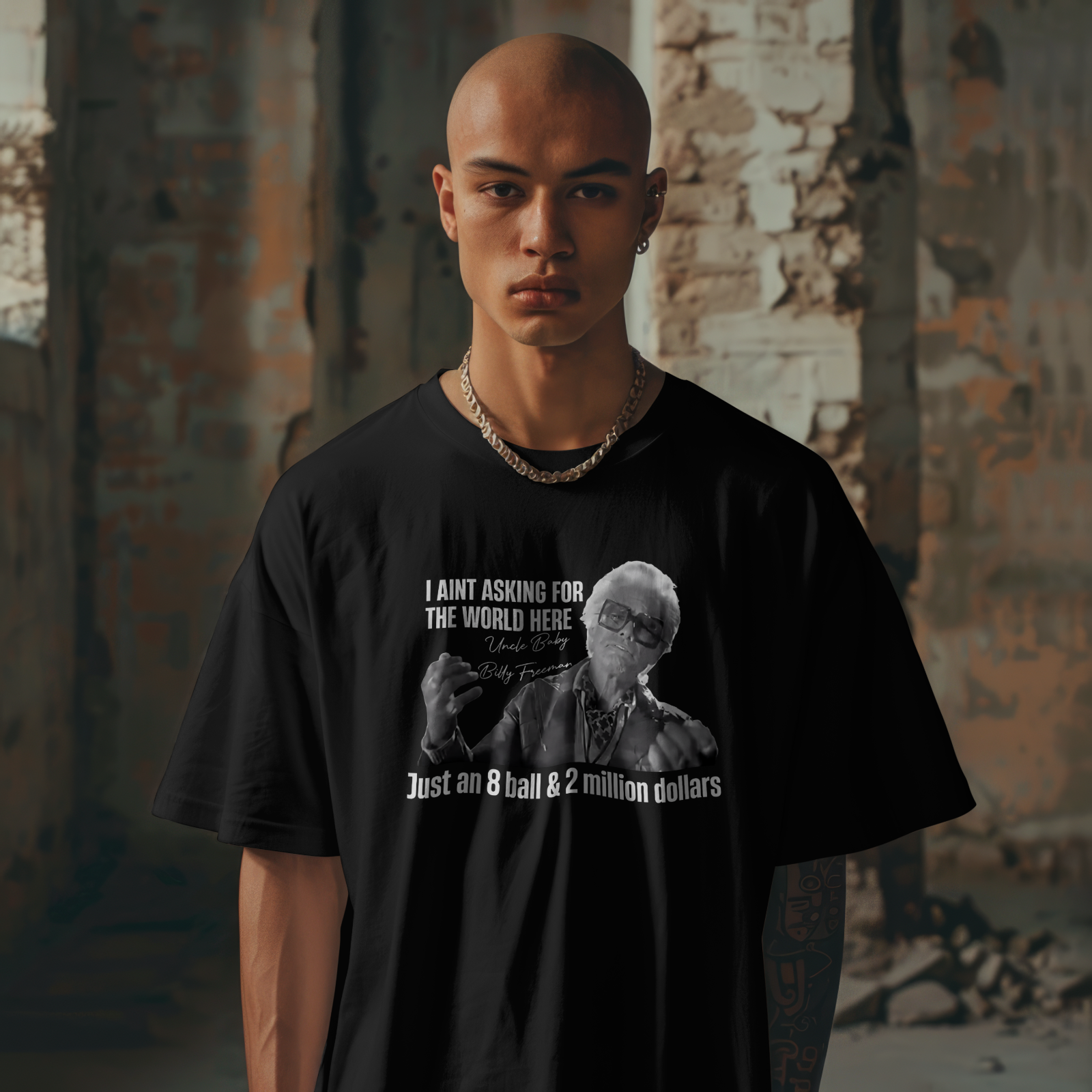 Just an 8 Ball & 2 Million Dollars Funny Meme T-Shirt