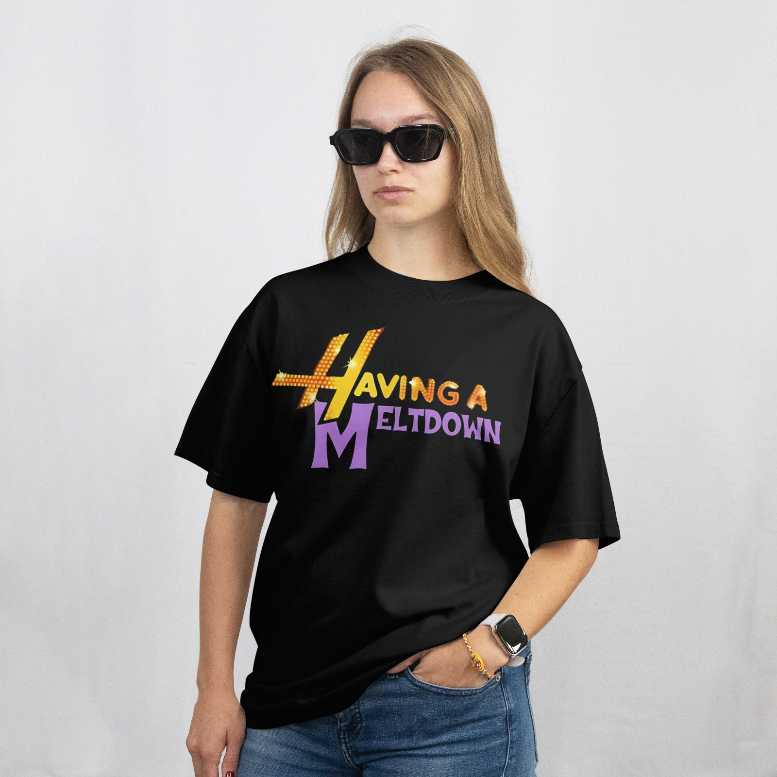 Having a Meltdown Funny Humor Statement Graphic T-Shirt