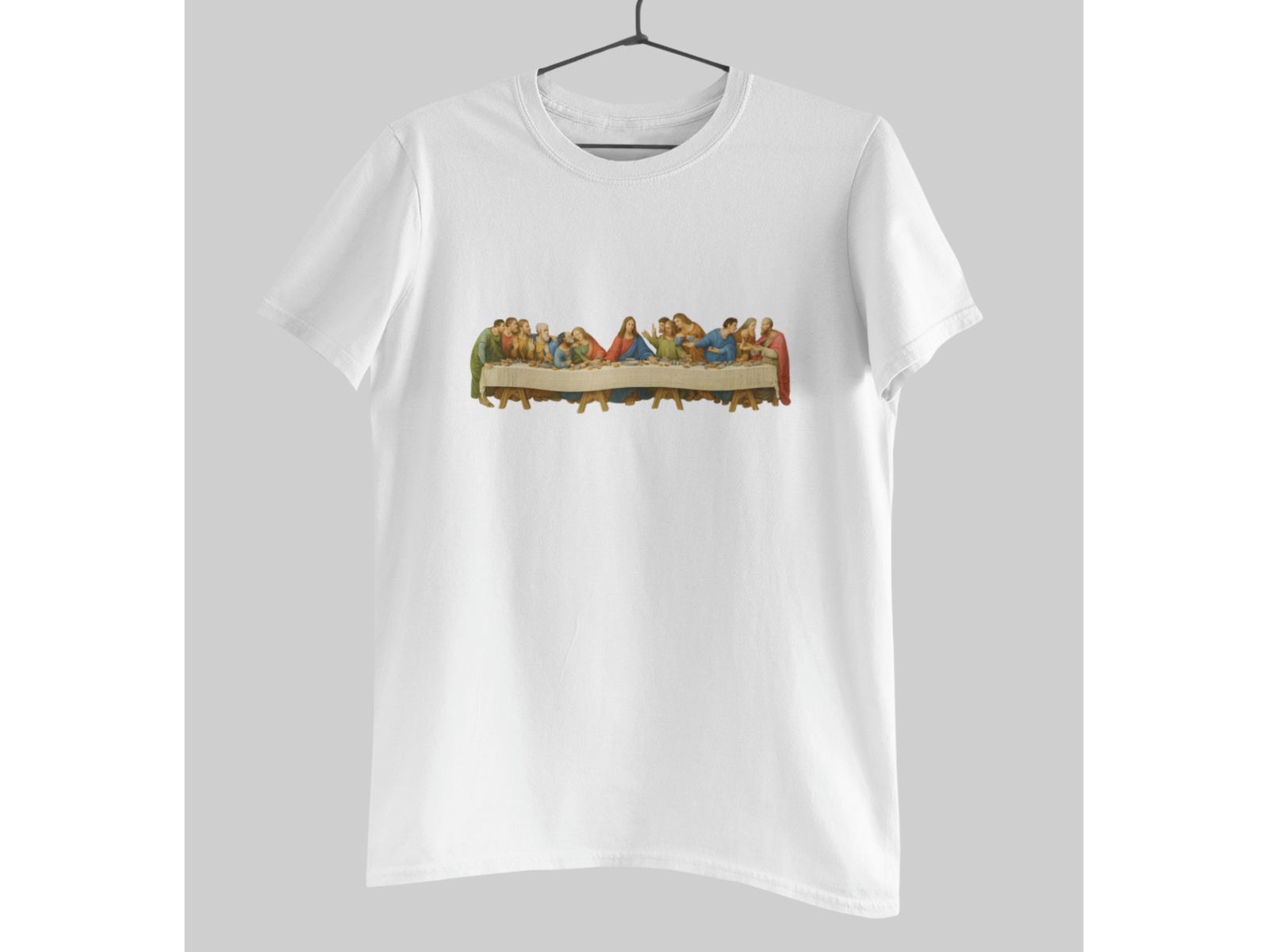 Last Supper Graphic Tee Vintage Renaissance Art Shirt Faith Inspired
