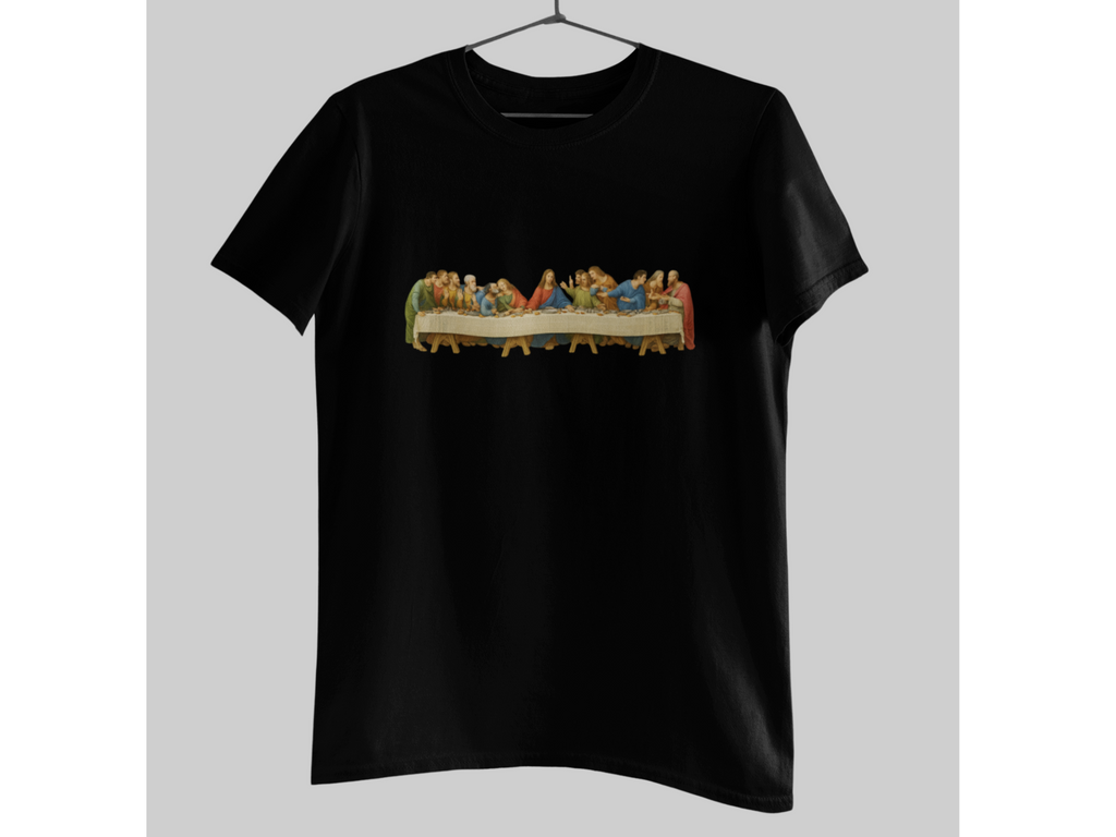 Last Supper Graphic Tee Vintage Renaissance Art Shirt Faith Inspired