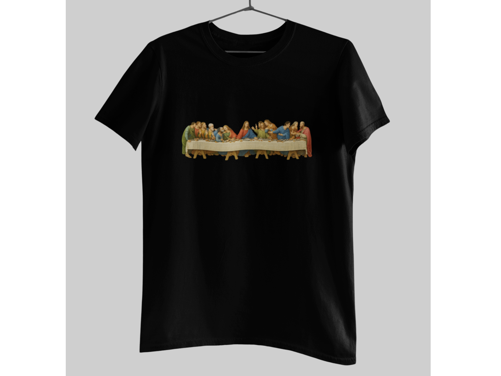 Last Supper Graphic Tee Vintage Renaissance Art Shirt Faith Inspired