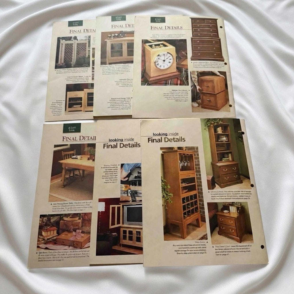 Woodsmith Magazines Vol 23–27 (Issues 136,140,144,150,154,157) – Vintage