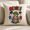 4pc 10" Weepa Coqui Frog Puerto Rico Flag Football DTF Transfer Ready to Press
