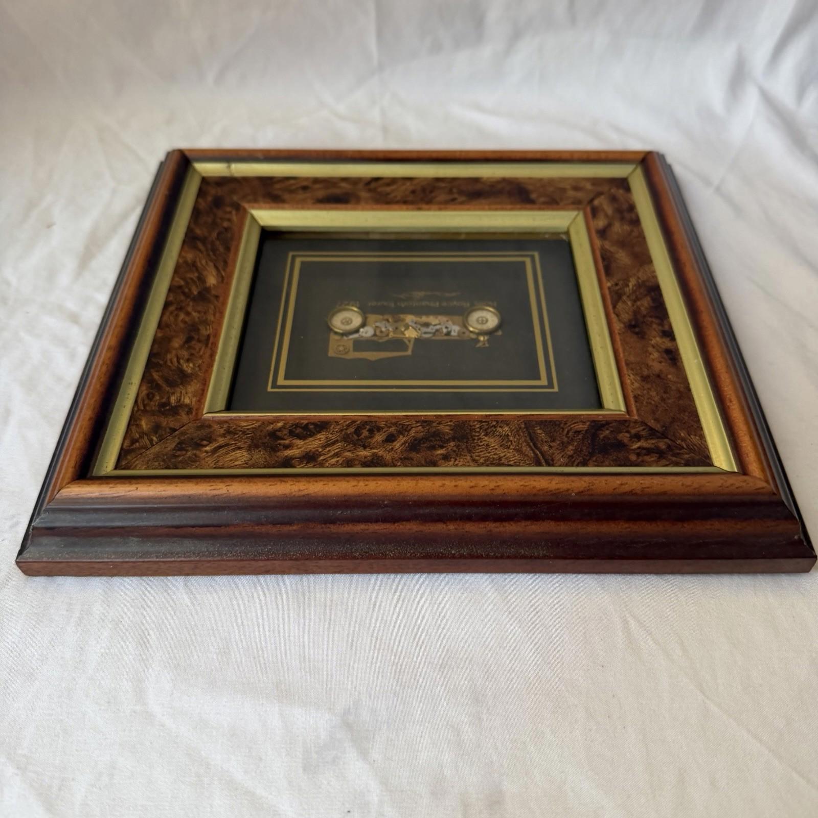 Ken Broadbent Rolls Royce Phantom 1927 Clockwork Parts Collage Framed Art