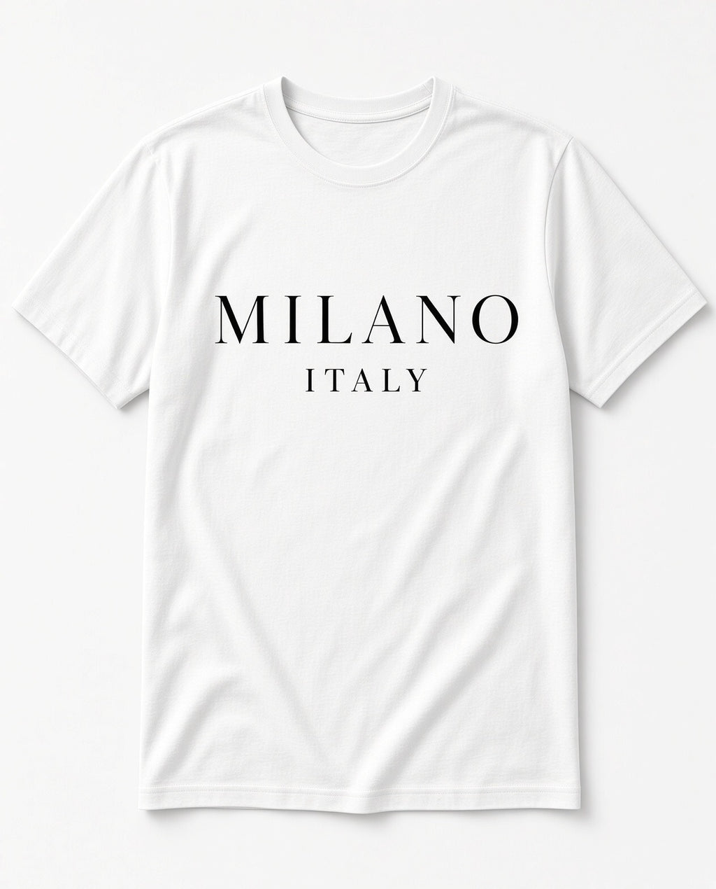 4PCS DTF Transfer Milano Italy Minimal Luxury Text 10in Iron On