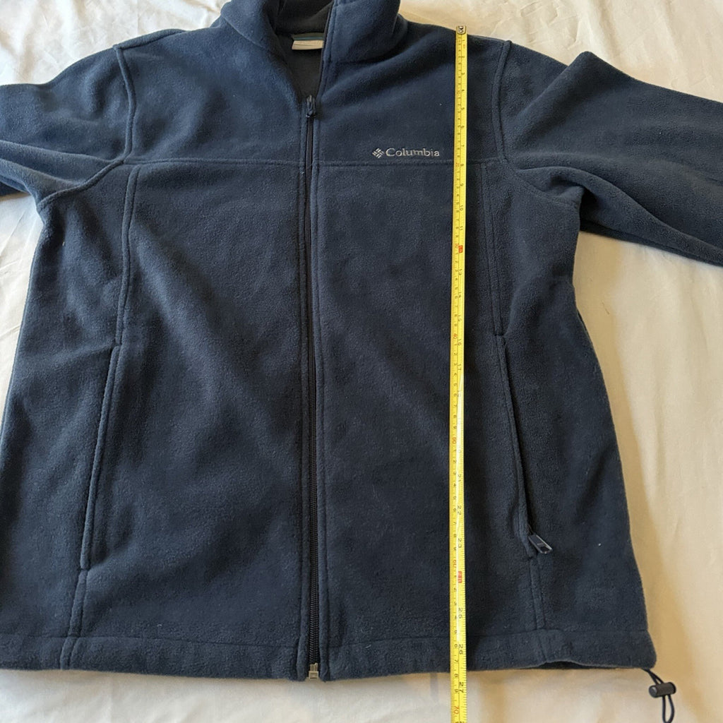 Columbia Navy Fleece Jacket - Size M