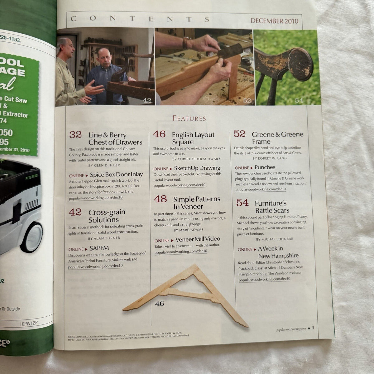 Popular Woodworking December 2010 - Line & Berry Chest!