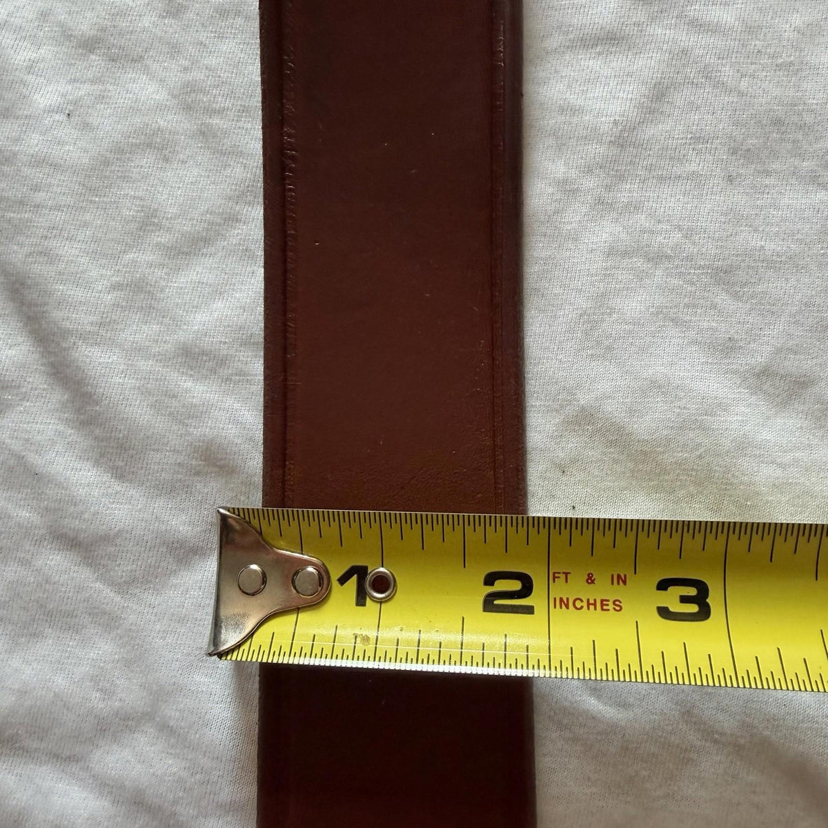 Vintage Cabela’s Brown Leather Belt Size 50 XXL 97-50 Stamp