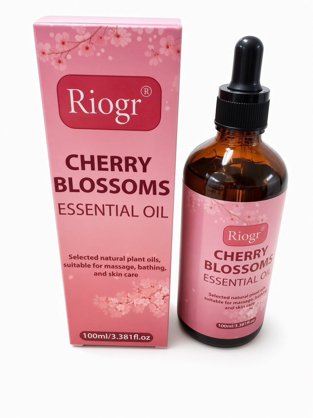 Riogr Cherry Blossoms Essential Oil for Massage Bathing Skin Care 100ml