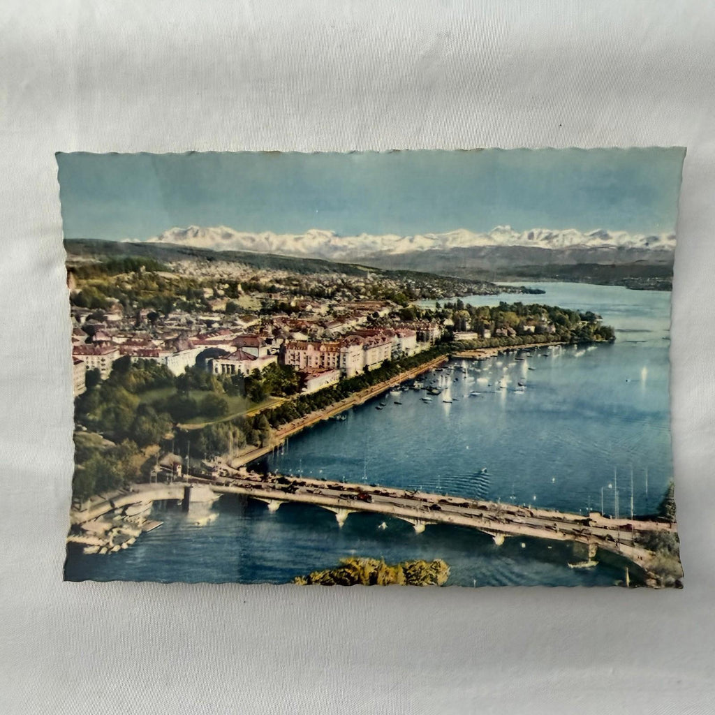 Vintage Postcards Lot - Switzerland Alps, Mexico Pyramids, Panama Canal, Europe