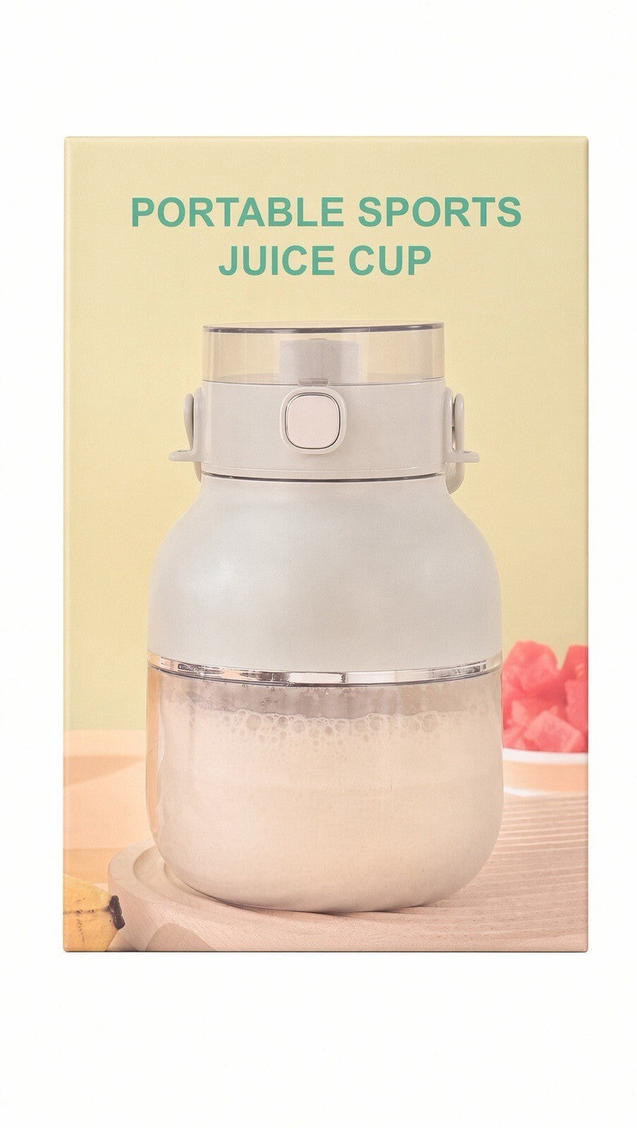 Portable Sports Juice Cup 500ml USB Blender Bottle Rechargeable 70W