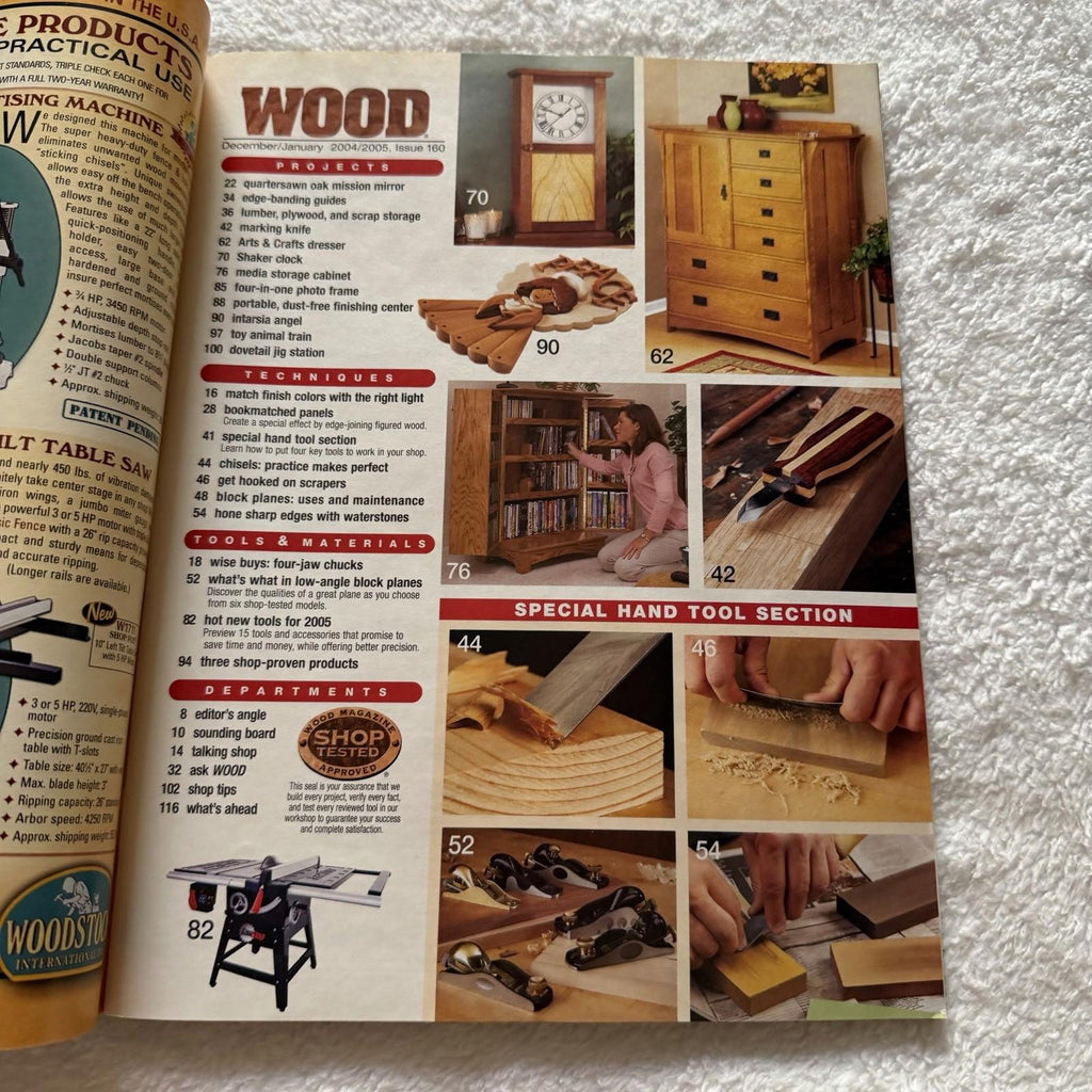WOOD Magazine #160 Mission Dresser Project Dec/Jan 2004/2005