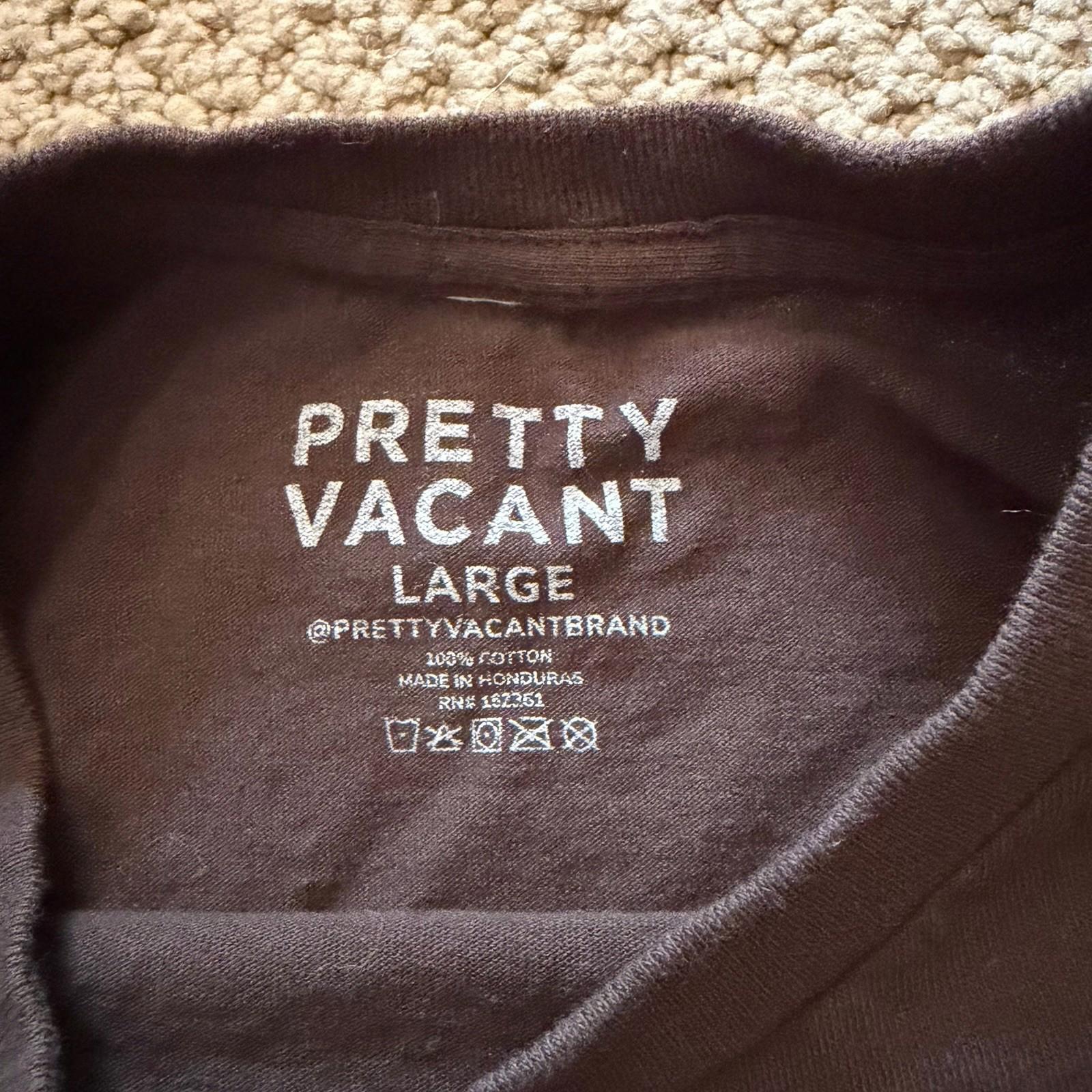 Pretty Vacant Vacant Skate Supply Teddy Bear Skate T-Shirt Large Black