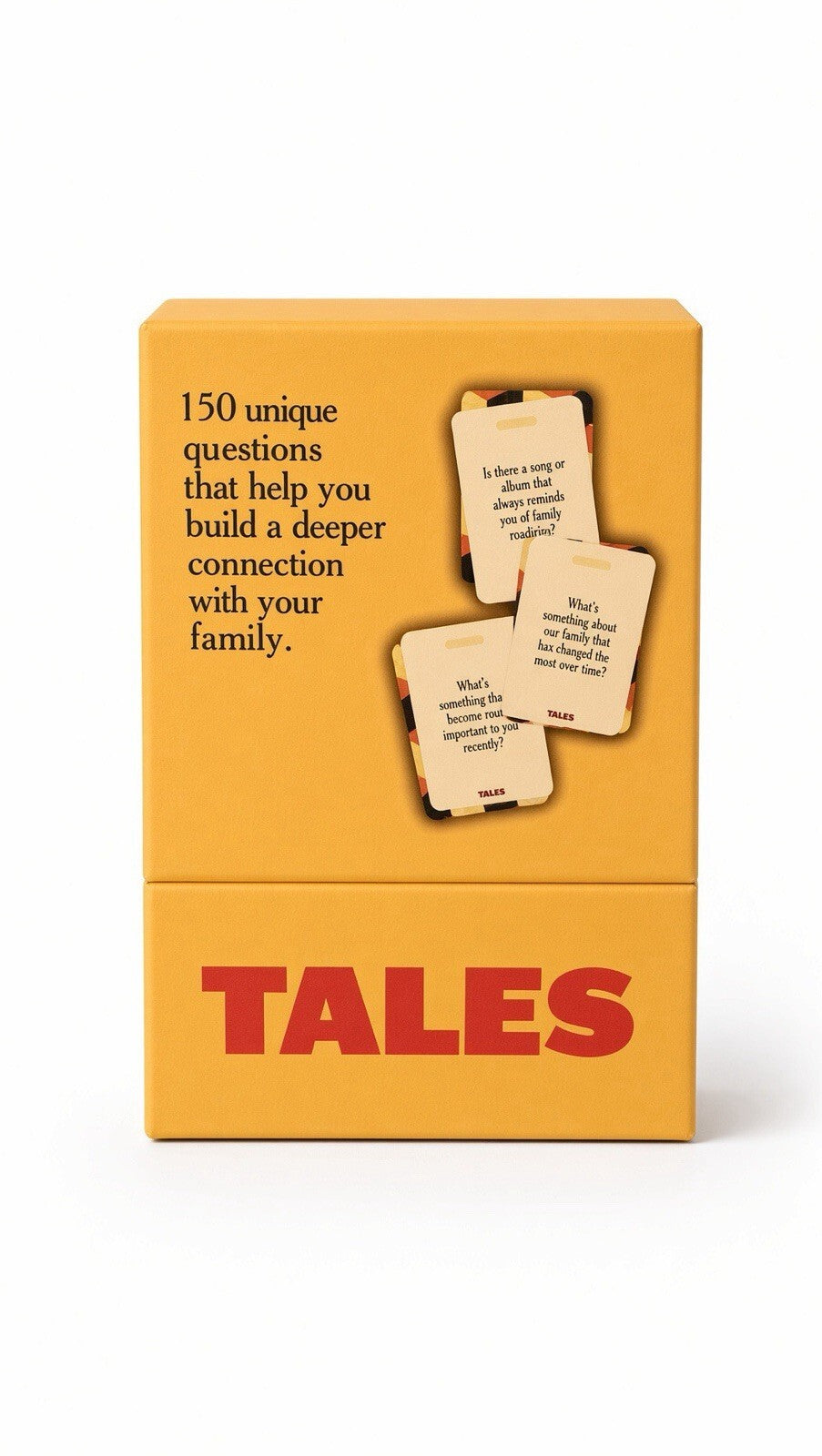 TALES Family Edition Card Game 150 Questions Family Bonding Conversation Deck