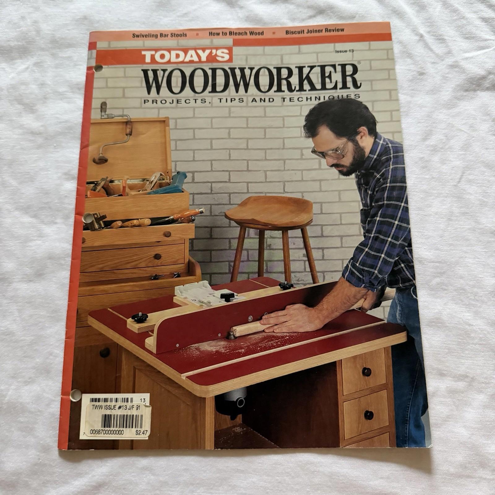 Vintage Today’s Woodworker Magazine – Issue #13, Jan/Feb 1991