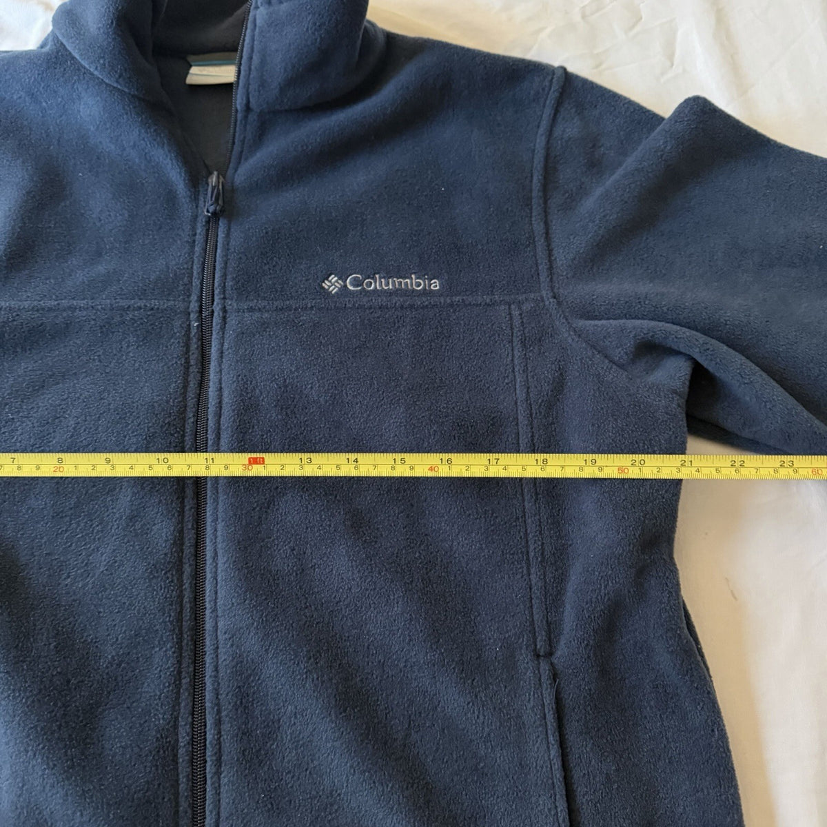Columbia Navy Fleece Jacket - Size M