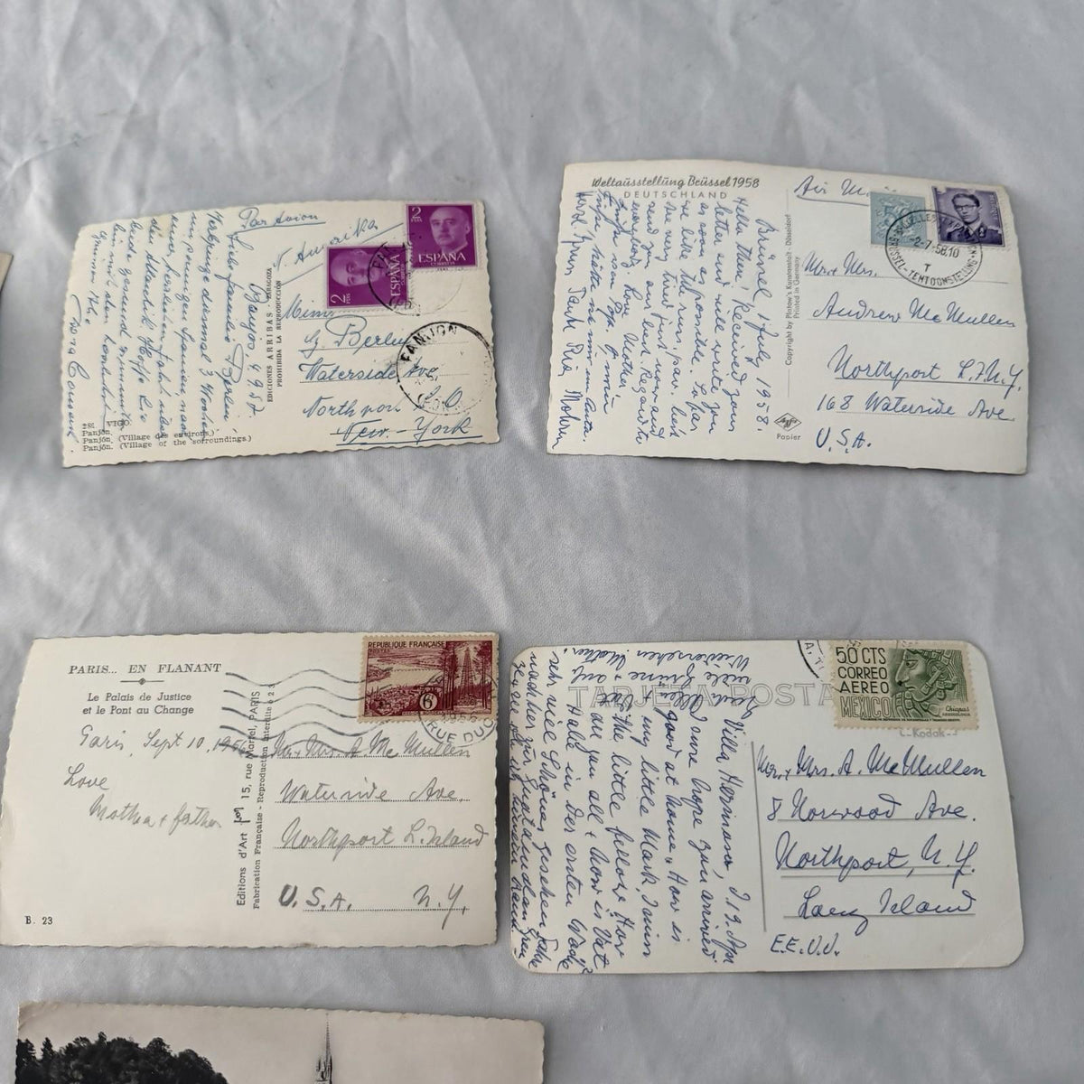 Vintage Postcards Lot 20 - Notre Dame Paris, Arc de Triomphe, Europe Travel