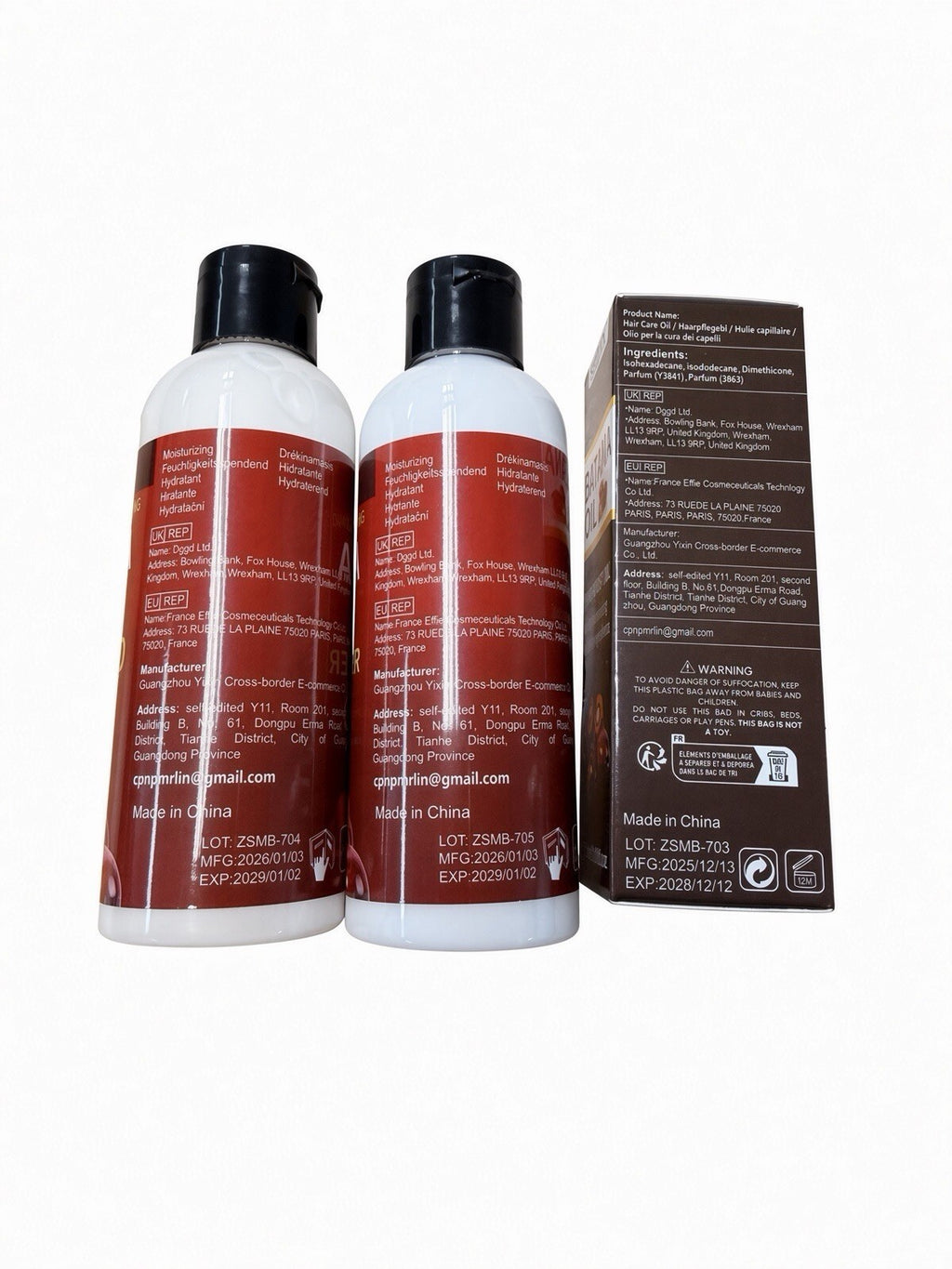 SUMVX Batana Oil Hair Care 3PC Set Shampoo Conditioner Hair Boost Oil