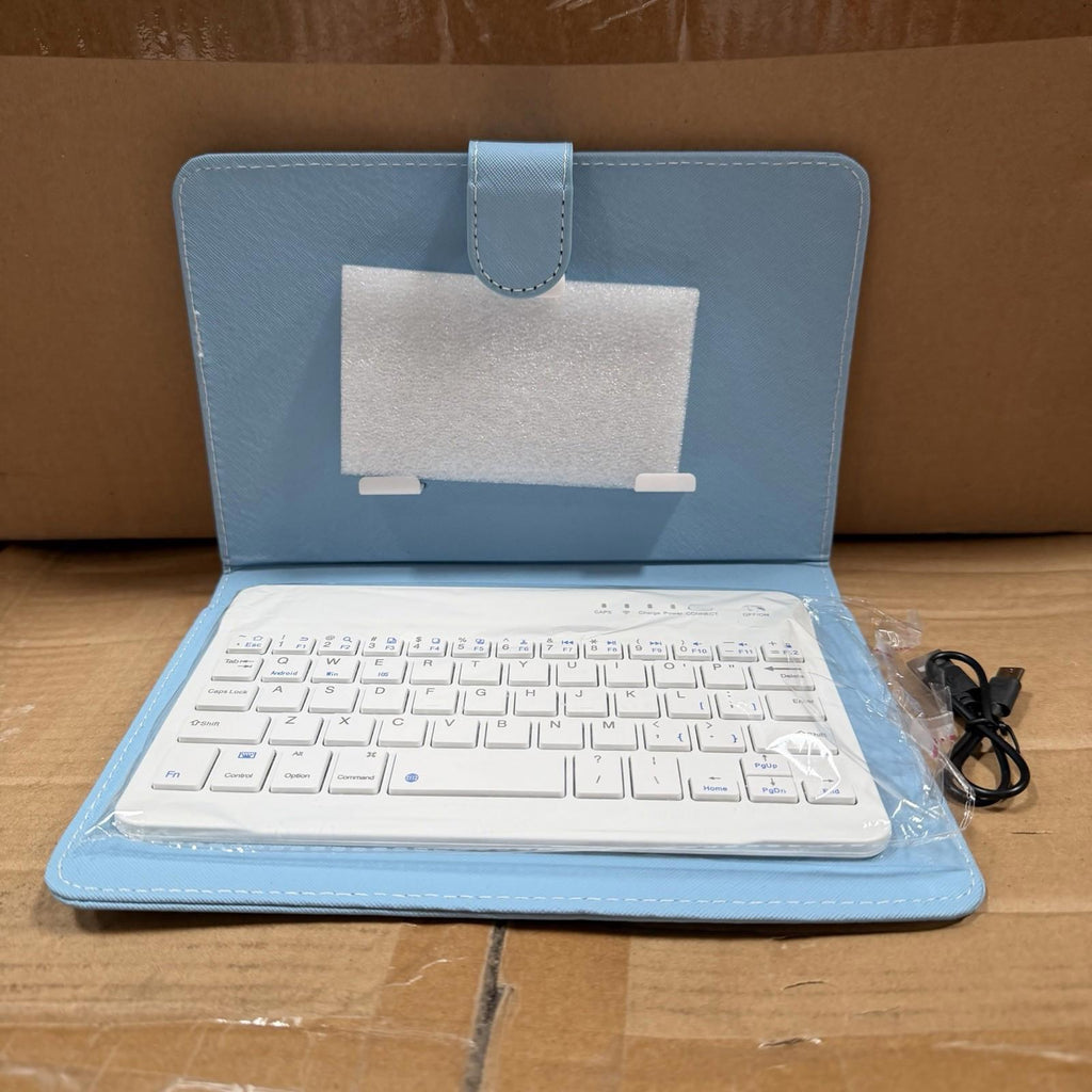 Universal USB Keyboard Folio Leather Case Stand Cover For 7/8/9 Inches Tablet