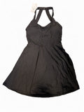 HALARA Women’s Black Halter Athletic Dress Built In Bra Backless Size S NWT