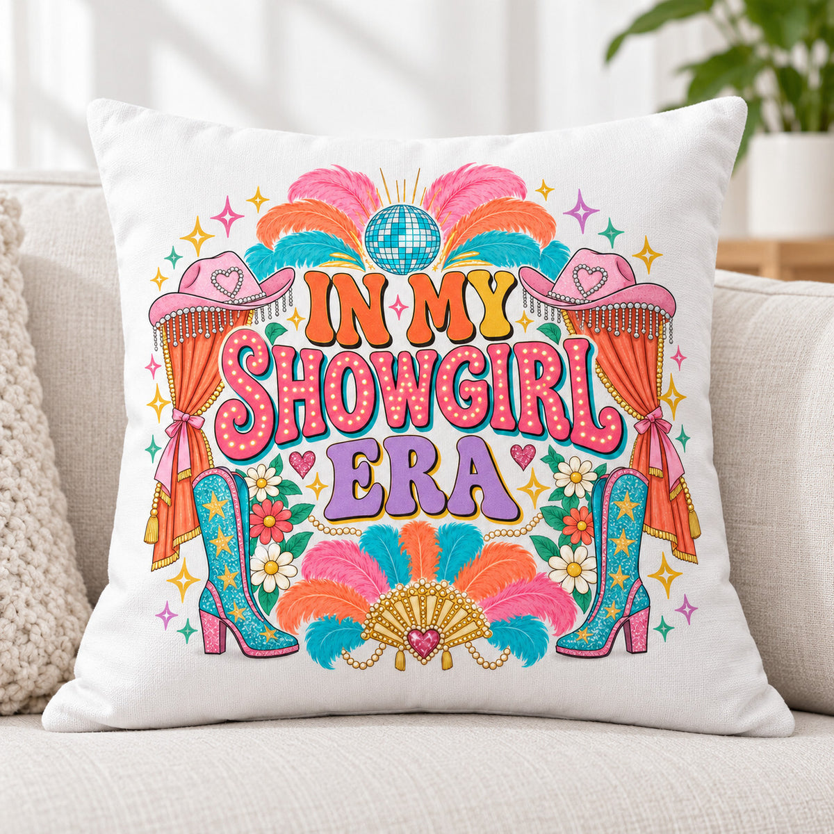 4 Pack In My Showgirl Era DTF Transfers 10 Inch Colorful Iron On